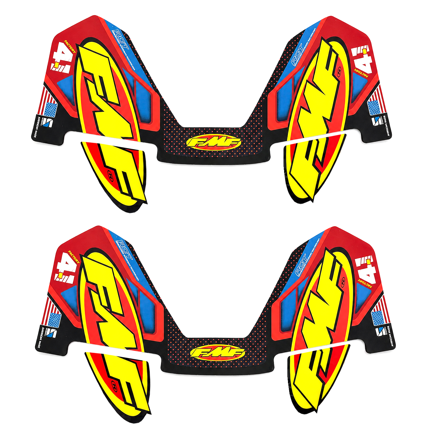 FMF FACTORY 4.1 RCT REPLACEMENT WRAP DECAL 2 PACK image 1