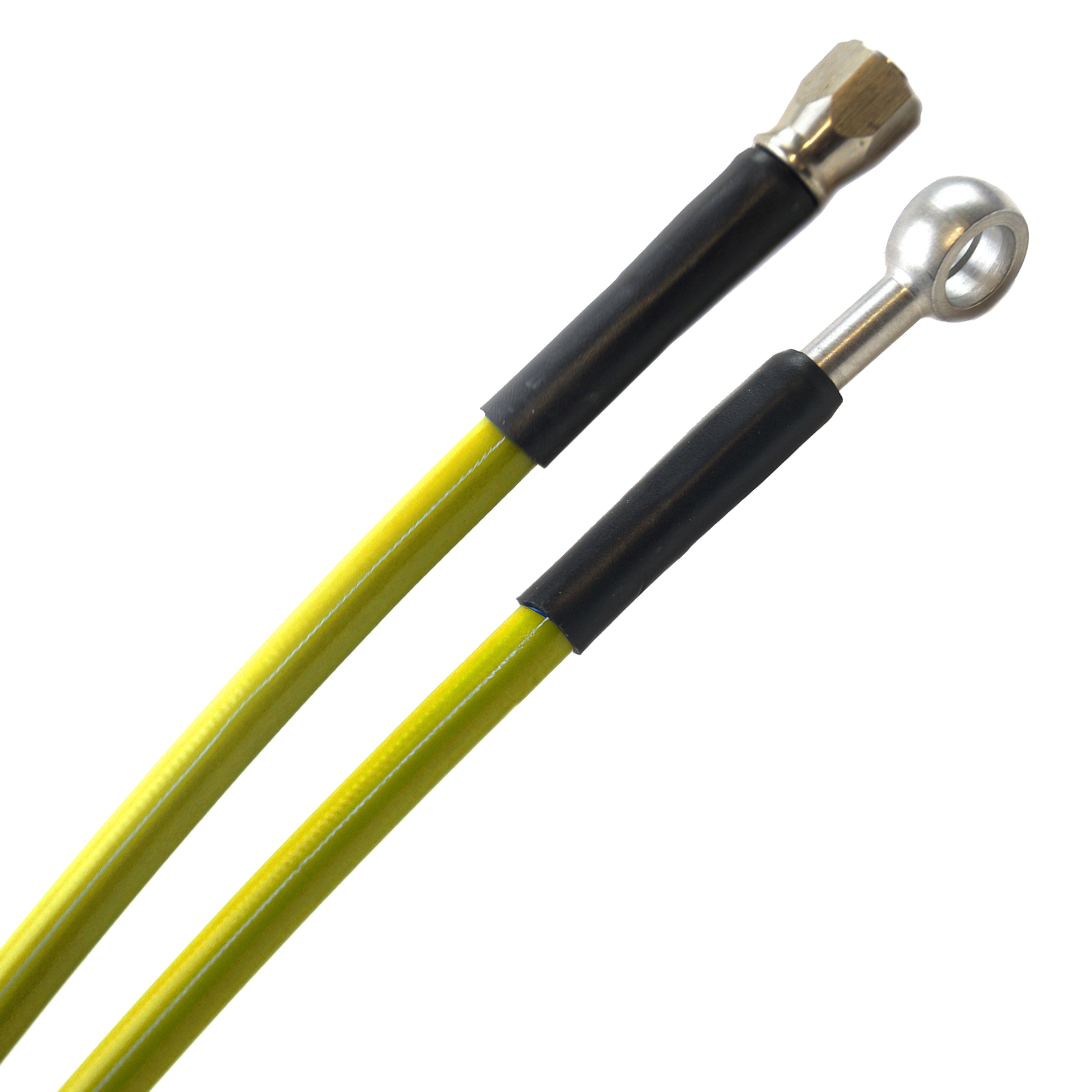 HOSE FRONT BRAKE YELLOW/ BLK 2003-06 Yamaha YFS200 Blaster image 1