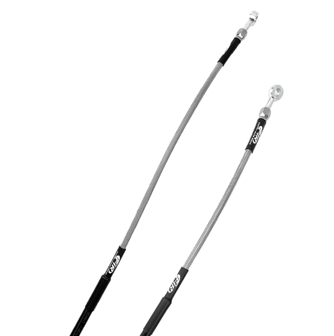 HOSE FRONT BRAKE SILVER / BLACK, KTM 85 SX 2018-2020, 47213010000, REF NO VENHILL K01-1-030/P-CL