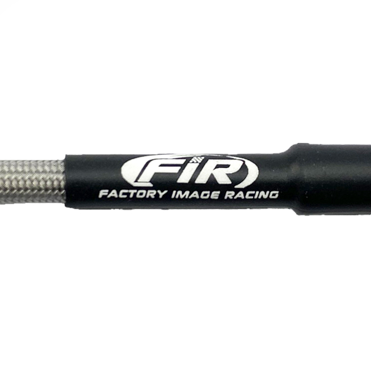 HOSE FRONT BRAKE SILVER / BLACK, HONDA CRF450R 06-08 H02-1-066/P thumbnail 2