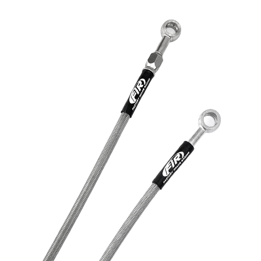 HOSE REAR BRAKE SILVER/ BLK YFZ350 BANSHEE 1990-2006 image 1