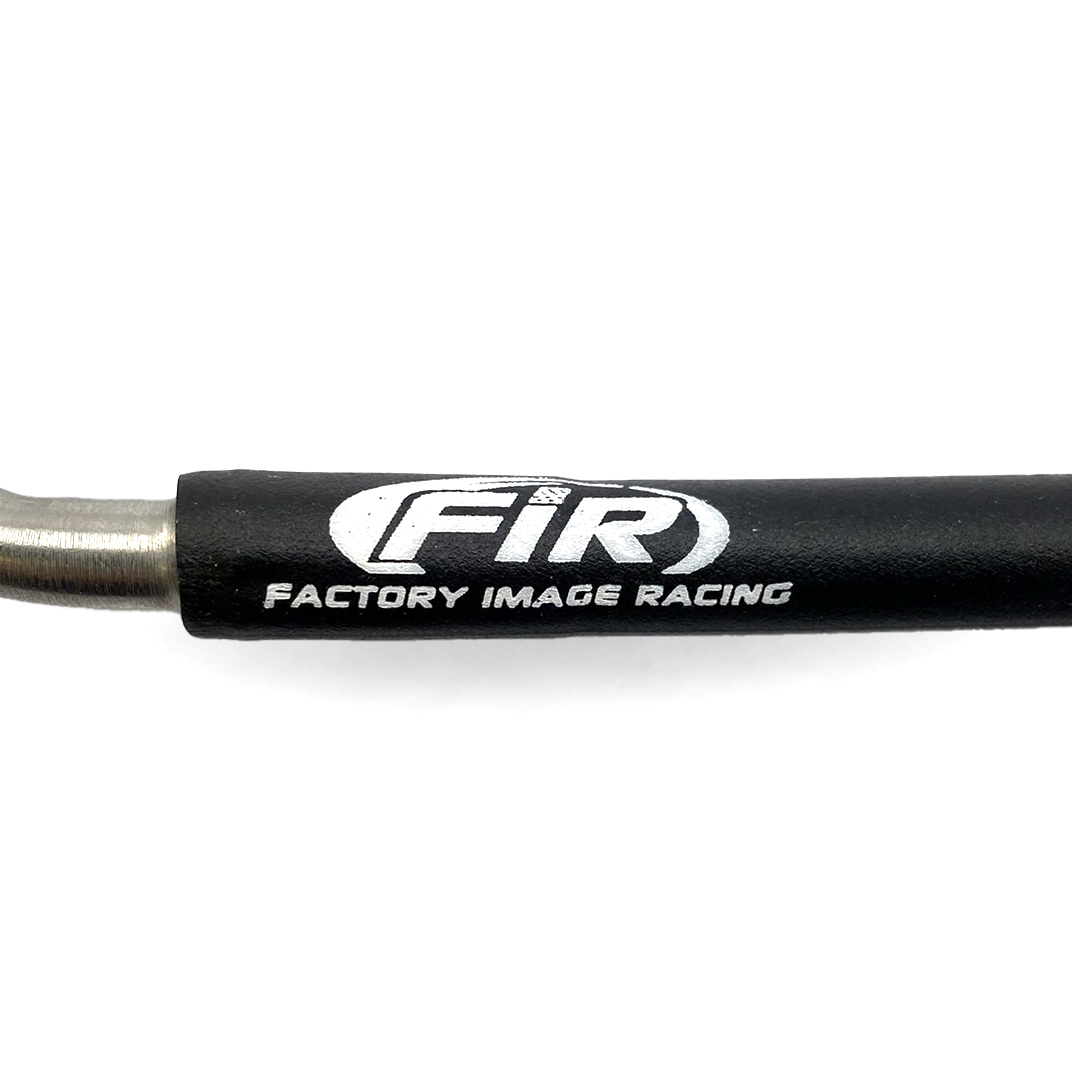 HOSE REAR BRAKE SILVER / BLACK, KTM 85cc OVER SIZE BREMBO, OVERALL LENGTH 560mm thumbnail 3