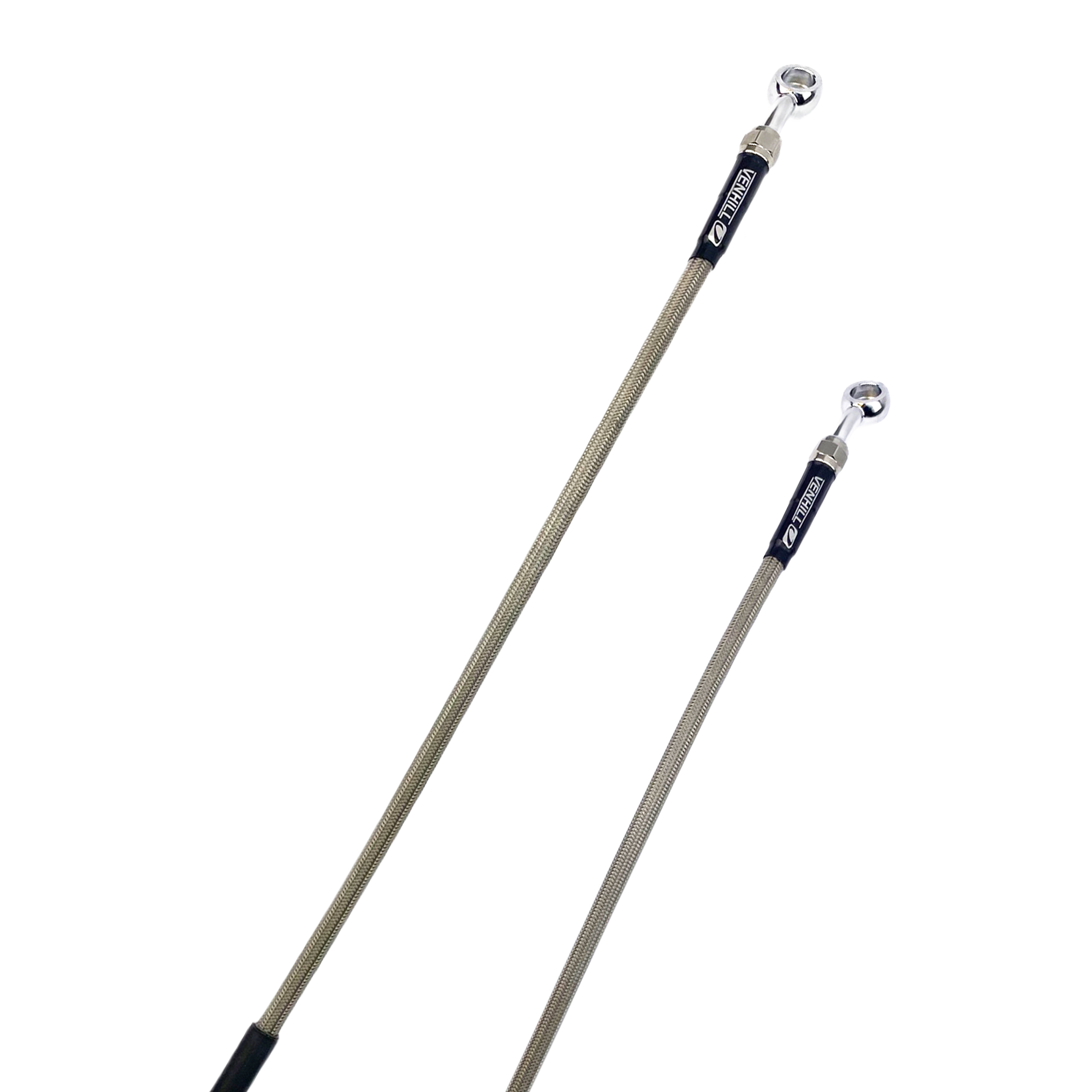 HOSE FRONT BRAKE SILVER / BLK, VENHILL B05-1-012/P-CL, BETA 2024-2025 image 1