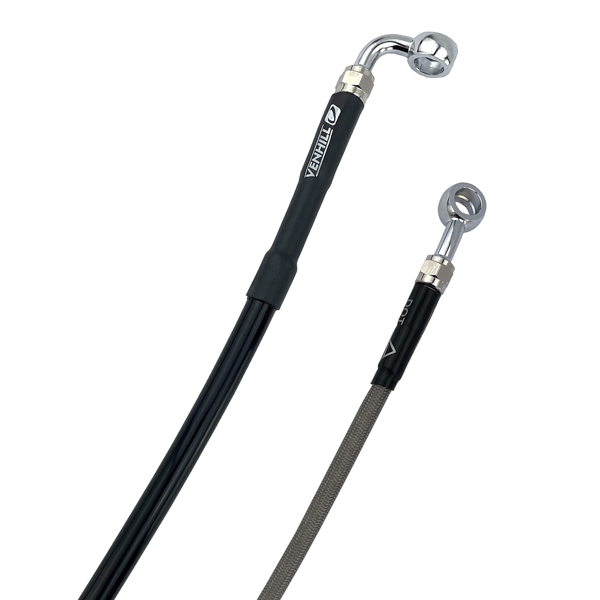 REAR BRAKE HOSE, TRIUMPH 250/450, VENHILL T01-2-001/P image 1