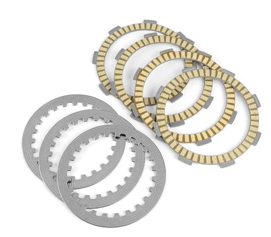 CLUTCH PLATE 7PCS SET YAMAHA YBR125 RAPTOR YFM125R XT125X R 5VL-E6324-00 5VL-E6321-10-00 image 1
