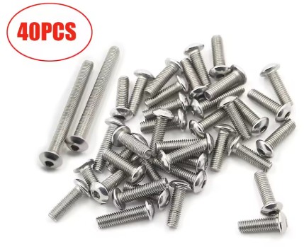 40pcs. Full Fairing Bolt Screws Nut Repair Kit BMW R1100 RT R 1100 R1100RT 1100RT 1996 - 2001 1998 1999 2000 Stainless Steel image 1