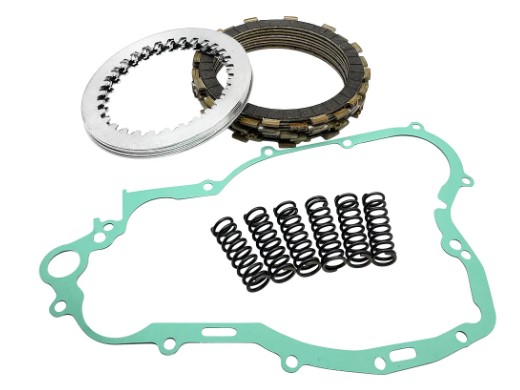 CLUTCH PLATE KIT WITH GASKET 2002-2018 YAMAHA YZ250 MX-03567H 4X7-16325-00-00 image 1