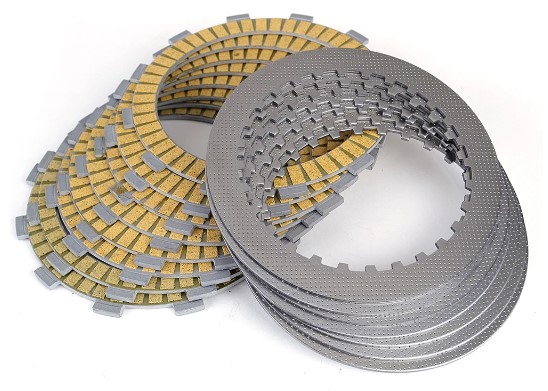 CLUTCH FRICTION PLATES DISC SET 09-16 HONDA CB1000R RA RR FIREBLADE 04-07 CBF1000S image 1
