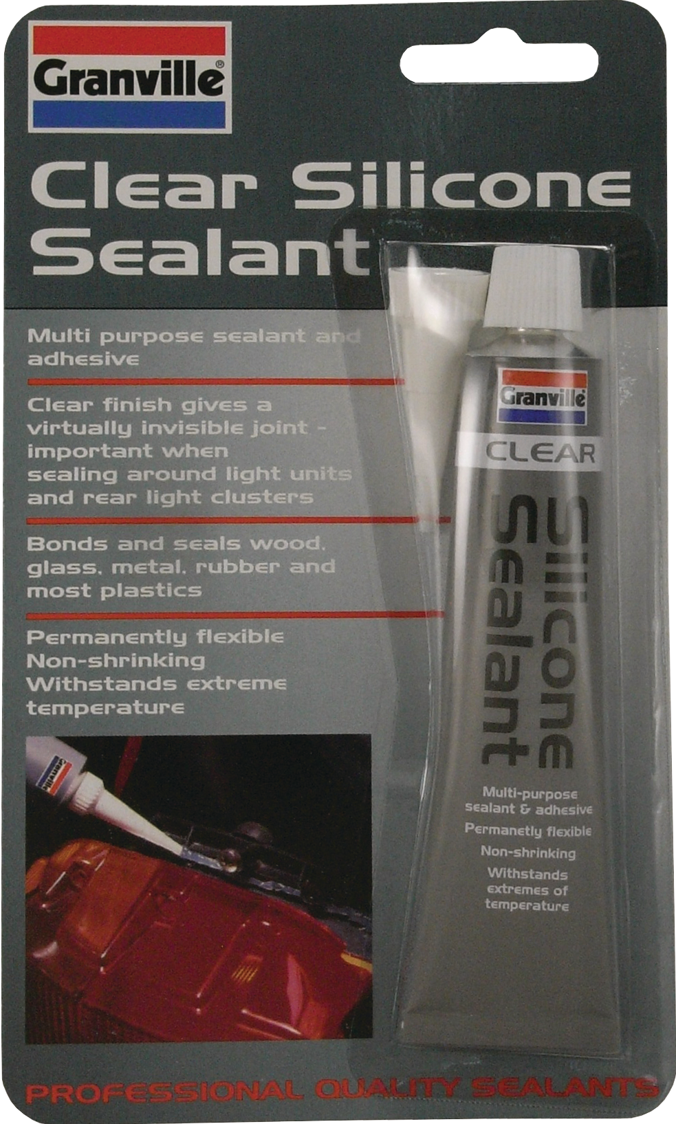 GRANVILLE RTV SILICONE GASKET MAKER 40g CLEAR image 1