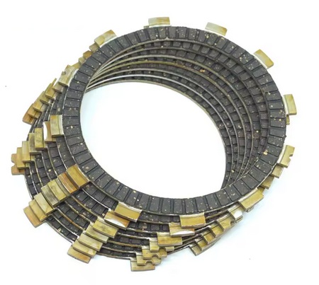 CLUTCH FRICTION PLATE SET/7 1976-1982 SUZUKI PE175 image 1