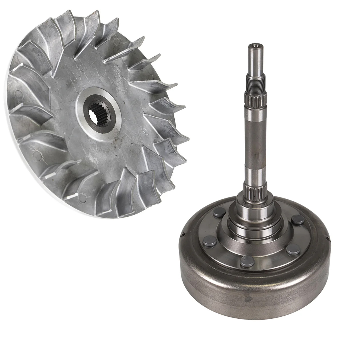 HUB CLUTCH HOUSING & PRIMARY FIXED SHEAVE 660 YAMAHA, 5KM-16611-10-00 5KM-17611-00-00, JUST HOUSING+SHEAVE, NO CLUTCH