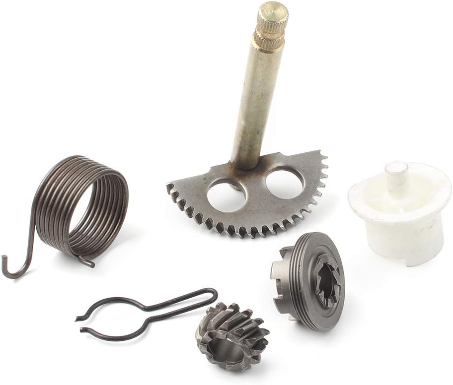KICK START SPINDLE GEAR AND SPRING SET YAMAHA PW50 3L5-15601-00-00 3L5-15631-00-00 thumbnail 2