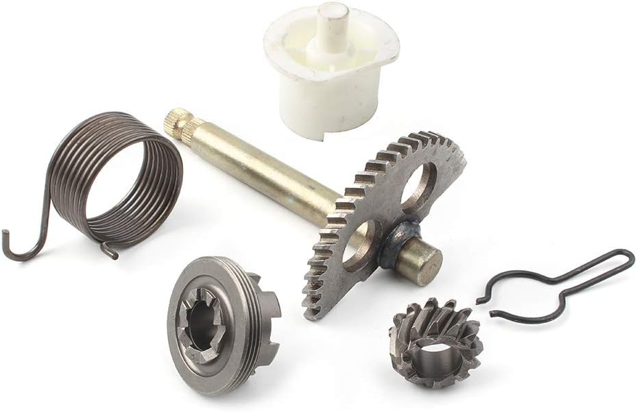 KICK START SPINDLE GEAR AND SPRING SET YAMAHA PW50 3L5-15601-00-00 3L5-15631-00-00 thumbnail 4