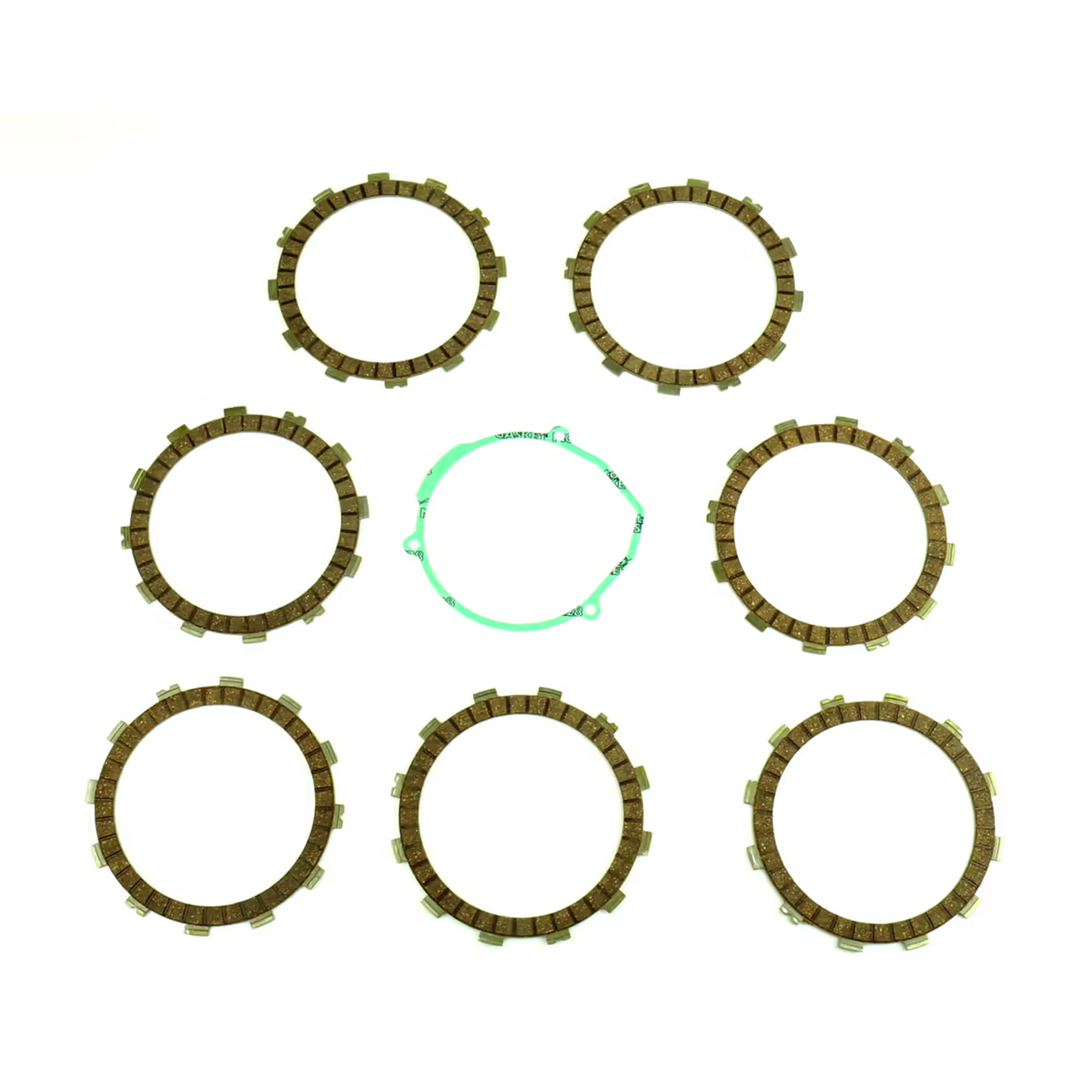 CLUTCH FRICTION PLATE SET HSQ CR250 95-98, ATHENA P40230005, WITH GASKET image 1