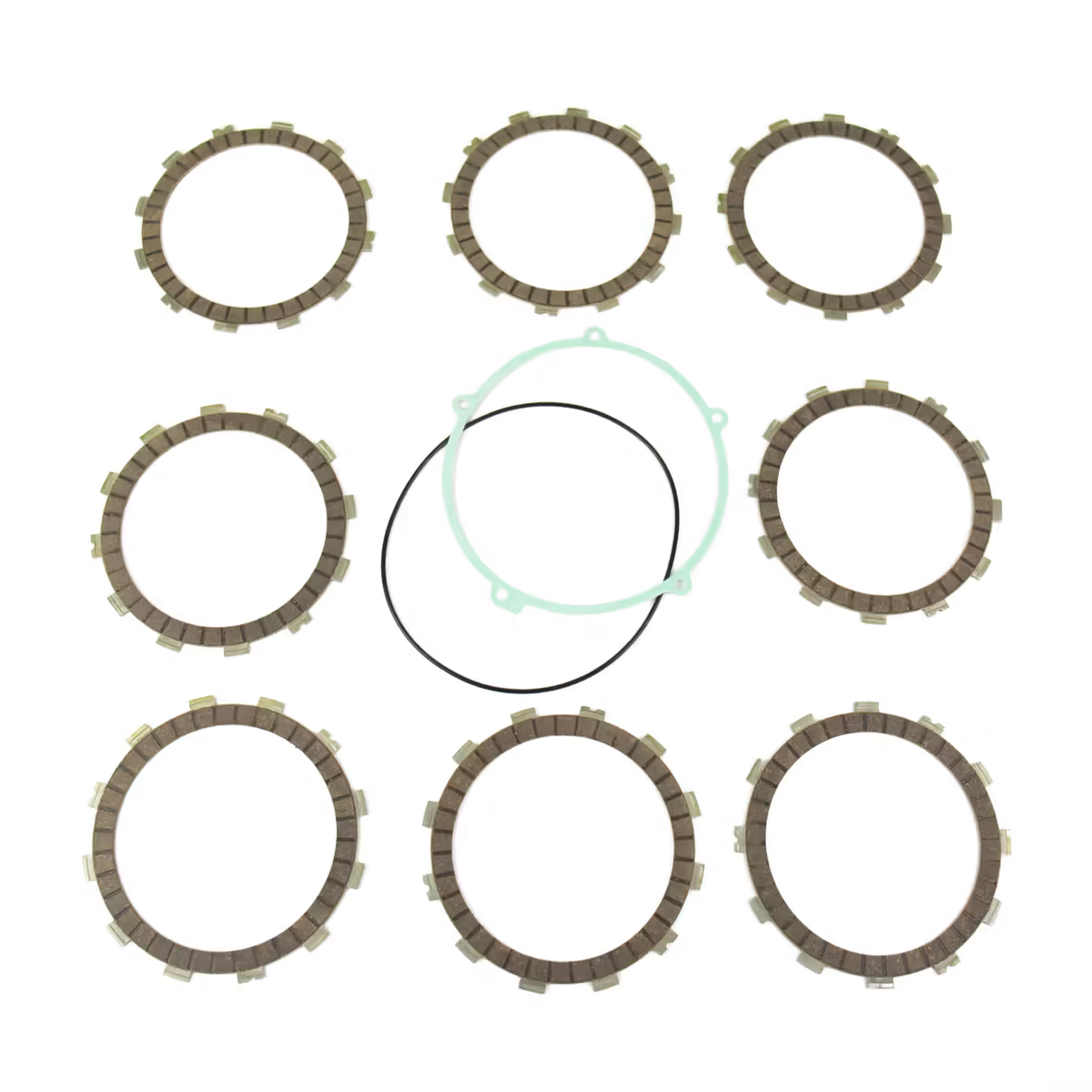 CLUTCH FRICTION PLATE SET HSQ WR250 99-13, ATHENA P40230012, WITH GASKET image 1