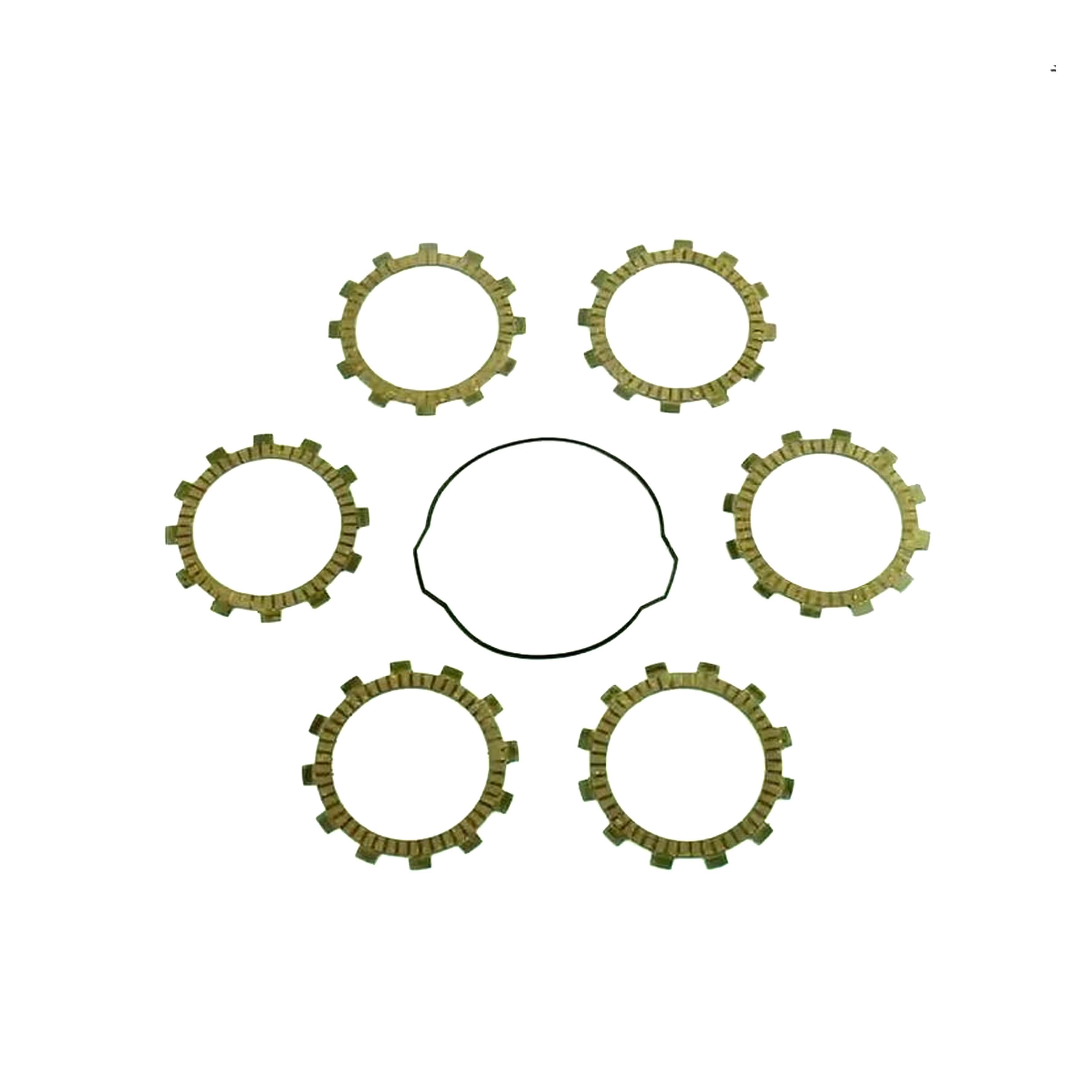 CLUTCH FRICTION PLATE SET SX65 09-22, ATHENA P40230019, WITH GASKET image 1