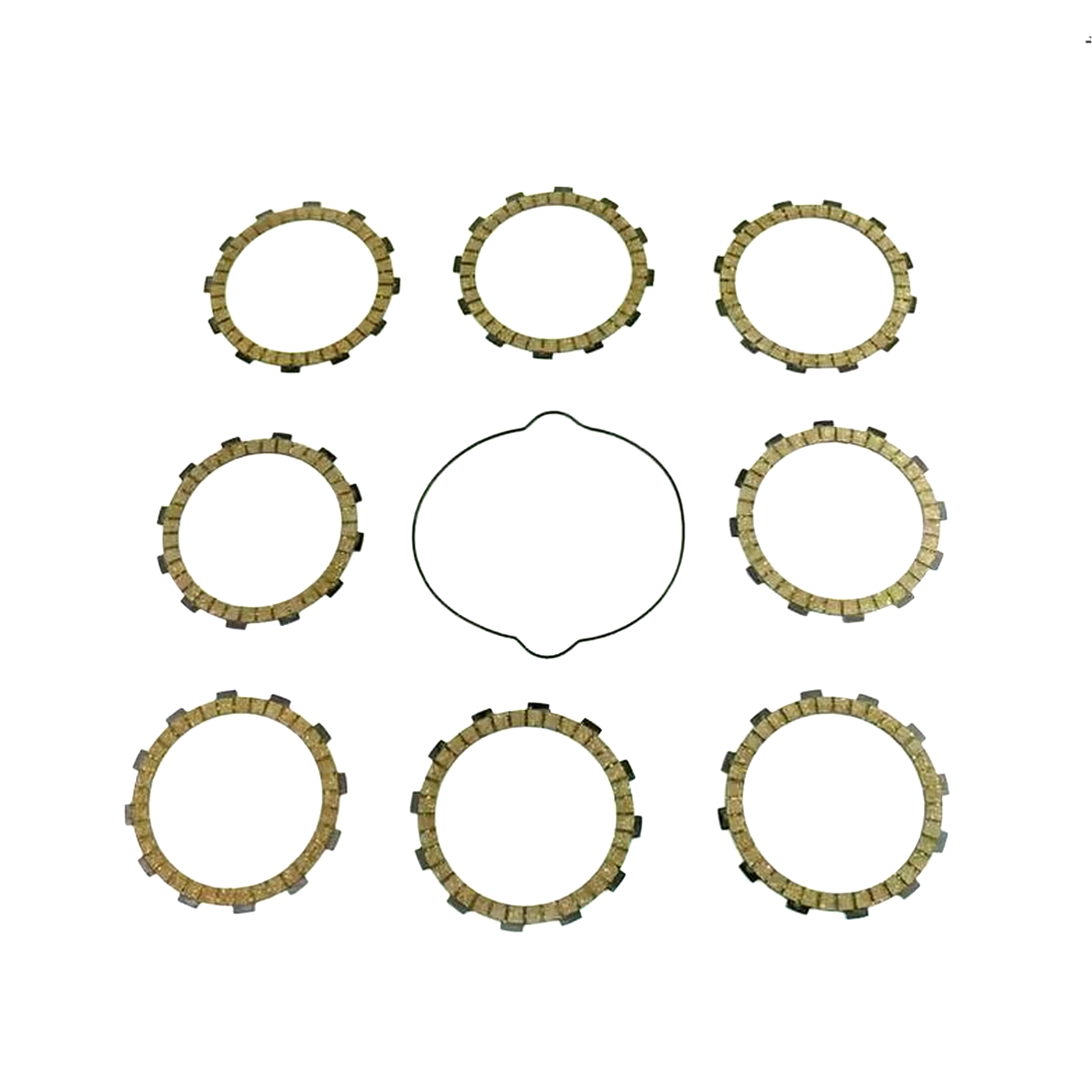 CLUTCH FRICTION PLATE SET KTM SX250 13-16, ATHENA P40230021, WITH GASKET image 1