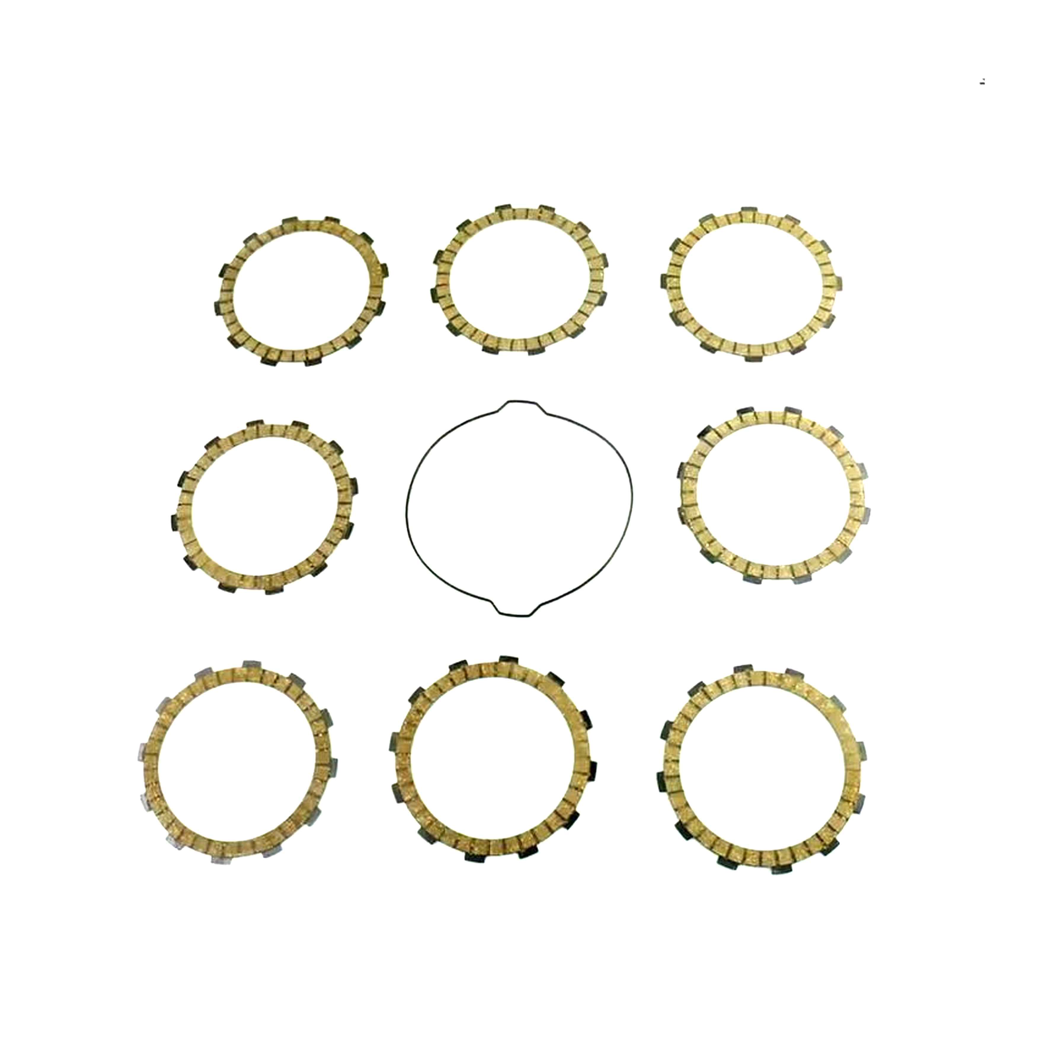 CLUTCH FRICTION PLATE SET SX-F450 12, ATHENA P40230022, WITH GASKET image 1