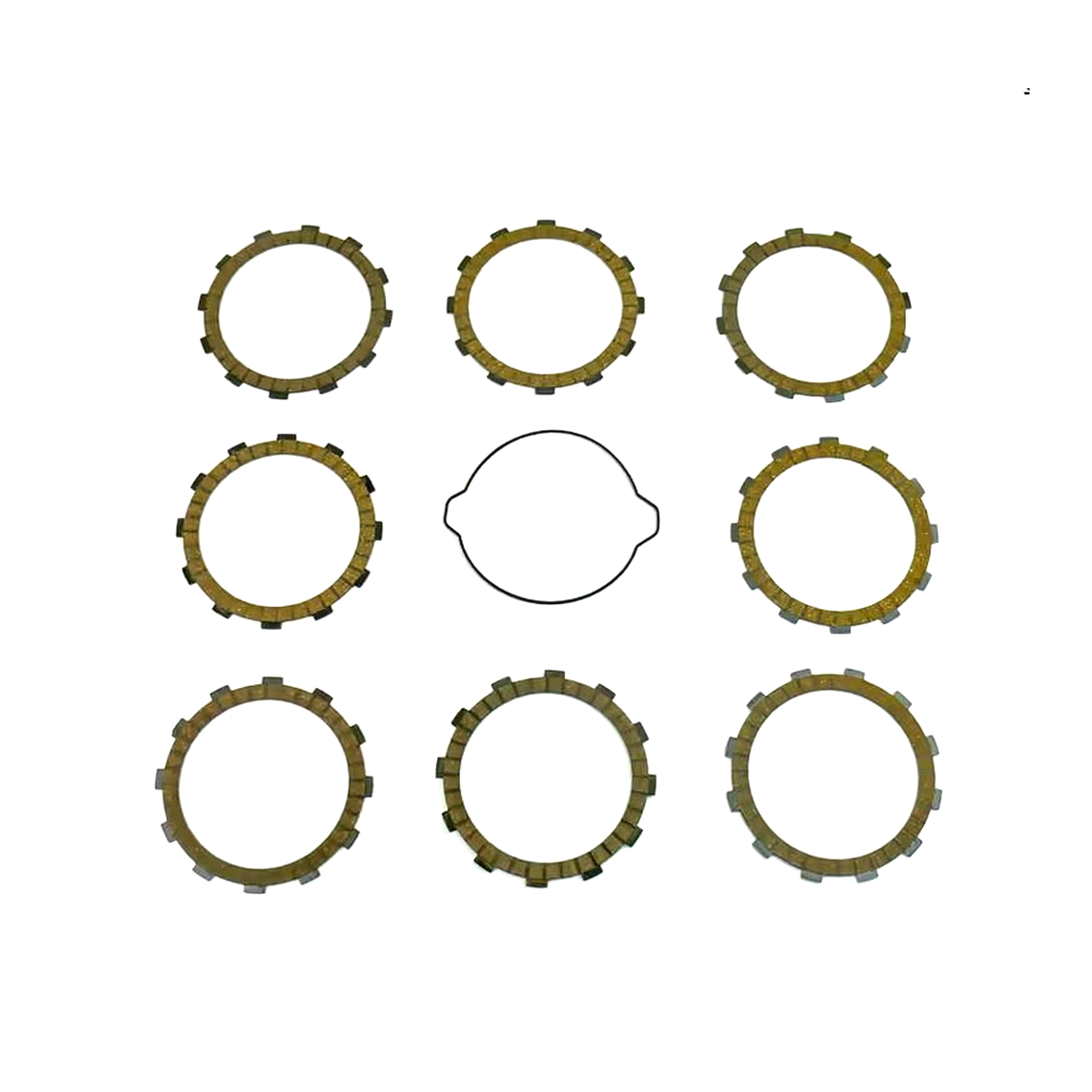 CLUTCH FRICTION PLATE SET KTM SX250 17-22, ATHENA P40230026, WITH GASKET image 1