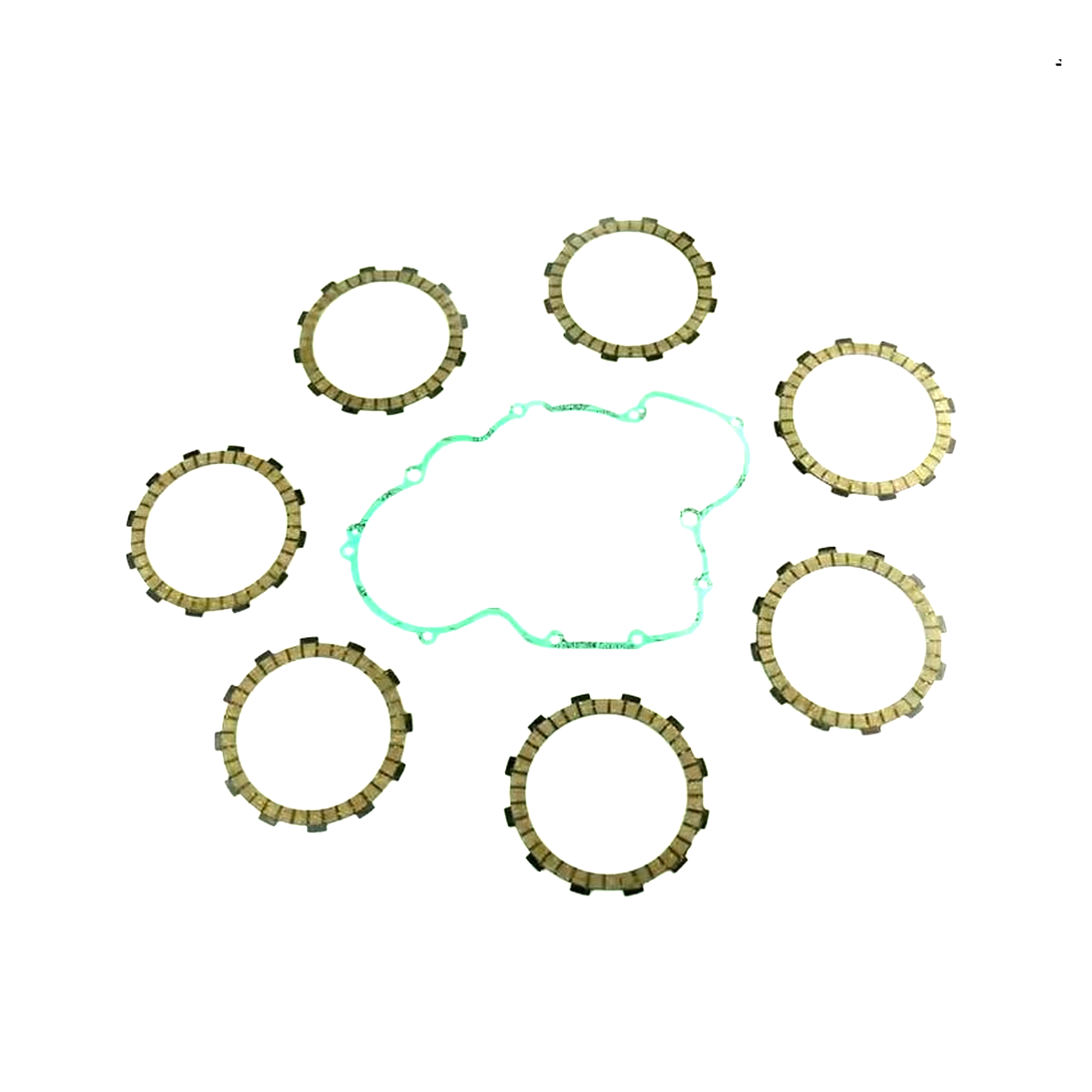 CLUTCH FRICTION PLATE SET KTM SX450 03, ATHENA P40230028, WITH GASKET