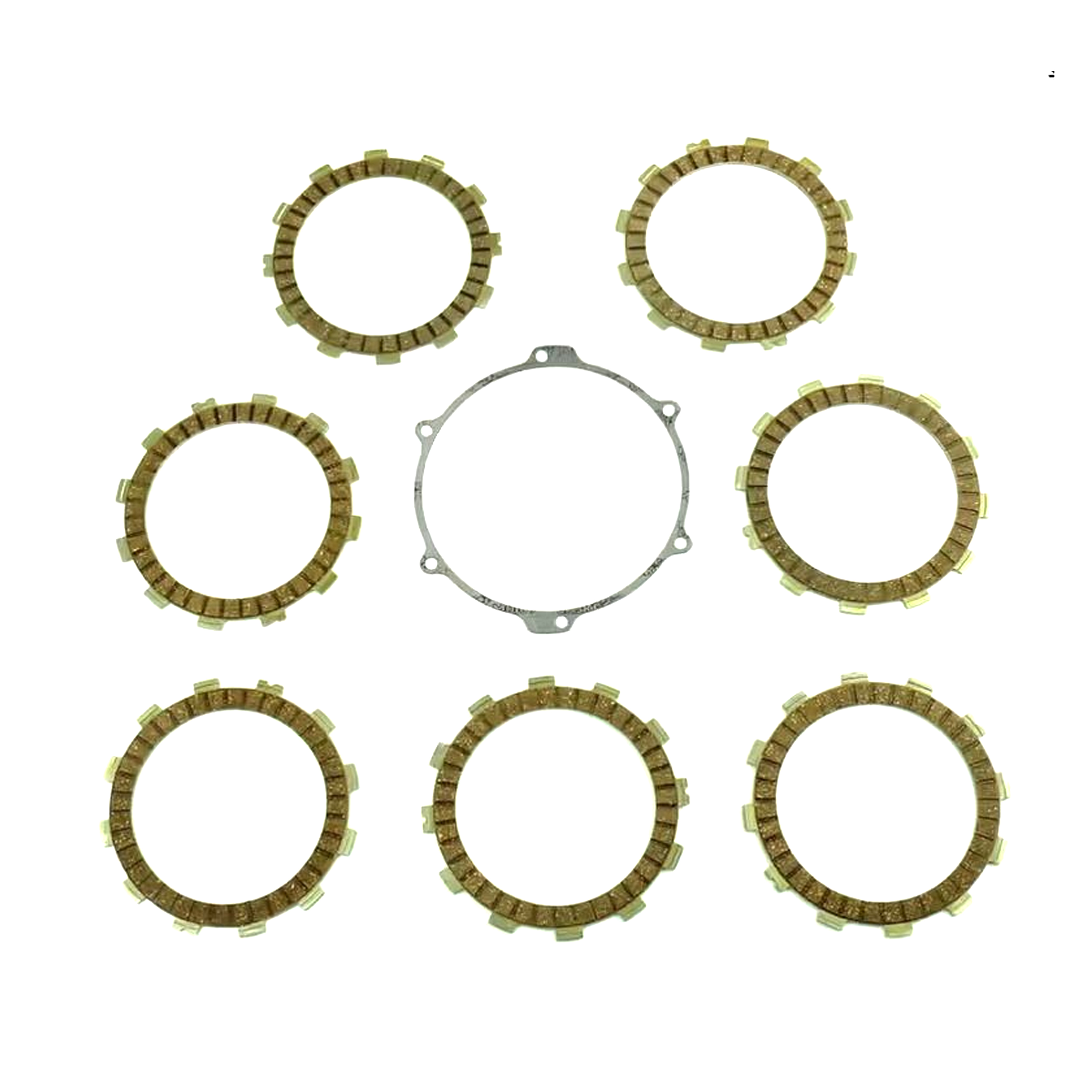 CLUTCH FRICTION PLATE SET HSQ TC250 10-13, ATHENA P40230033, WITH GASKET image 1