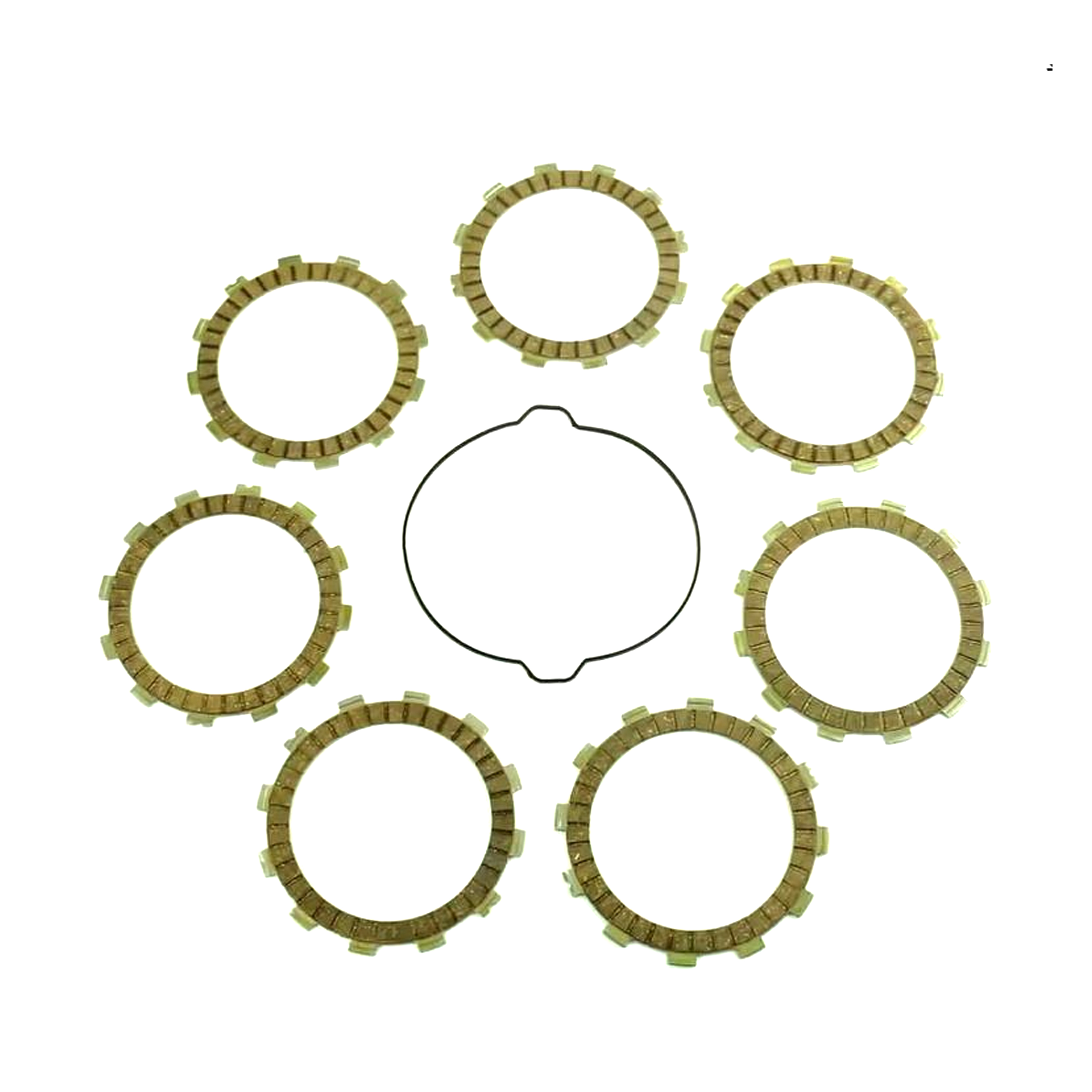 CLUTCH FRICTION PLATE SET KTM SX125 16-18, ATHENA P40230035, WITH GASKET image 1