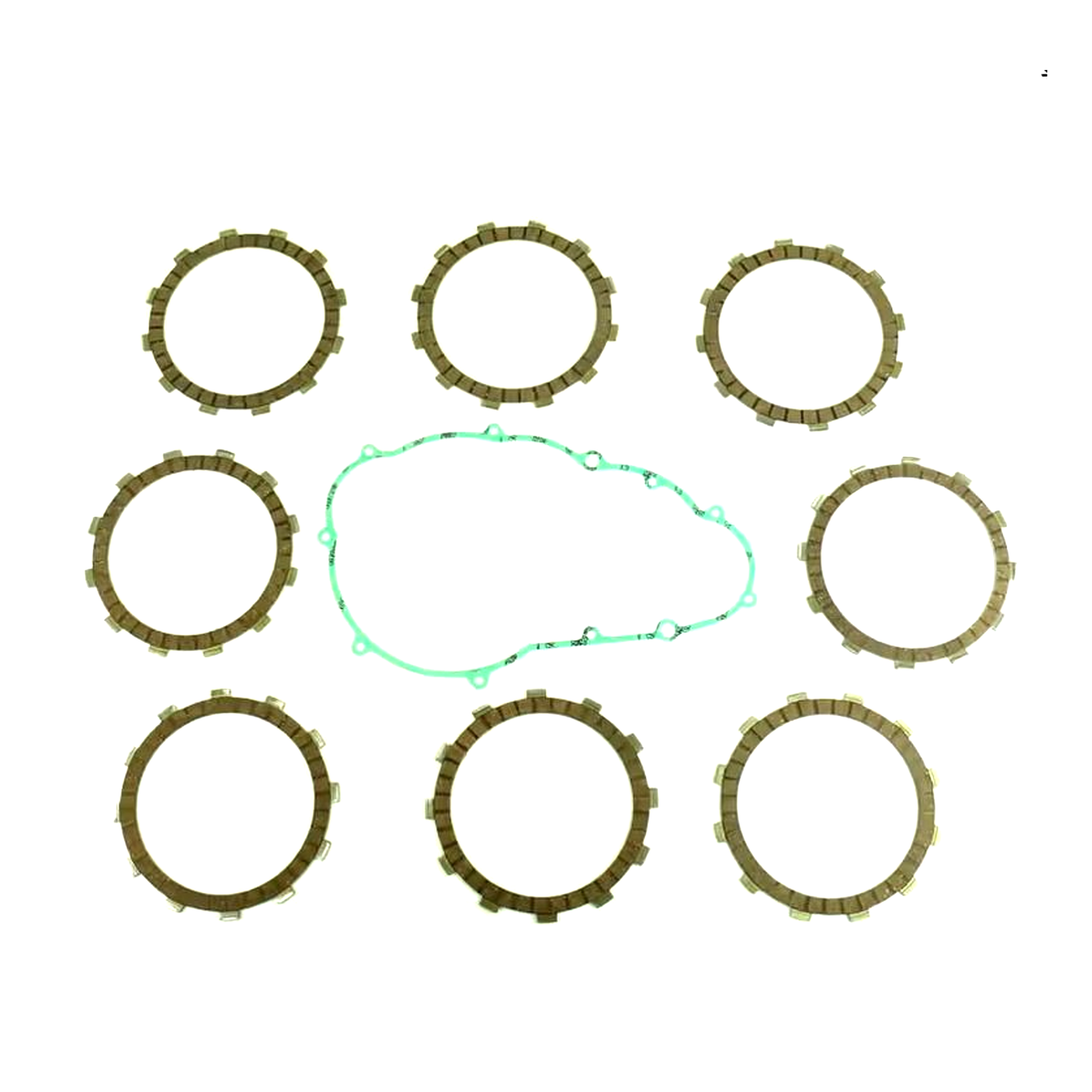 CLUTCH FRICTION PLATE SET KTM LC4 400 98-01, ATHENA P40230042, WITH GASKET image 1