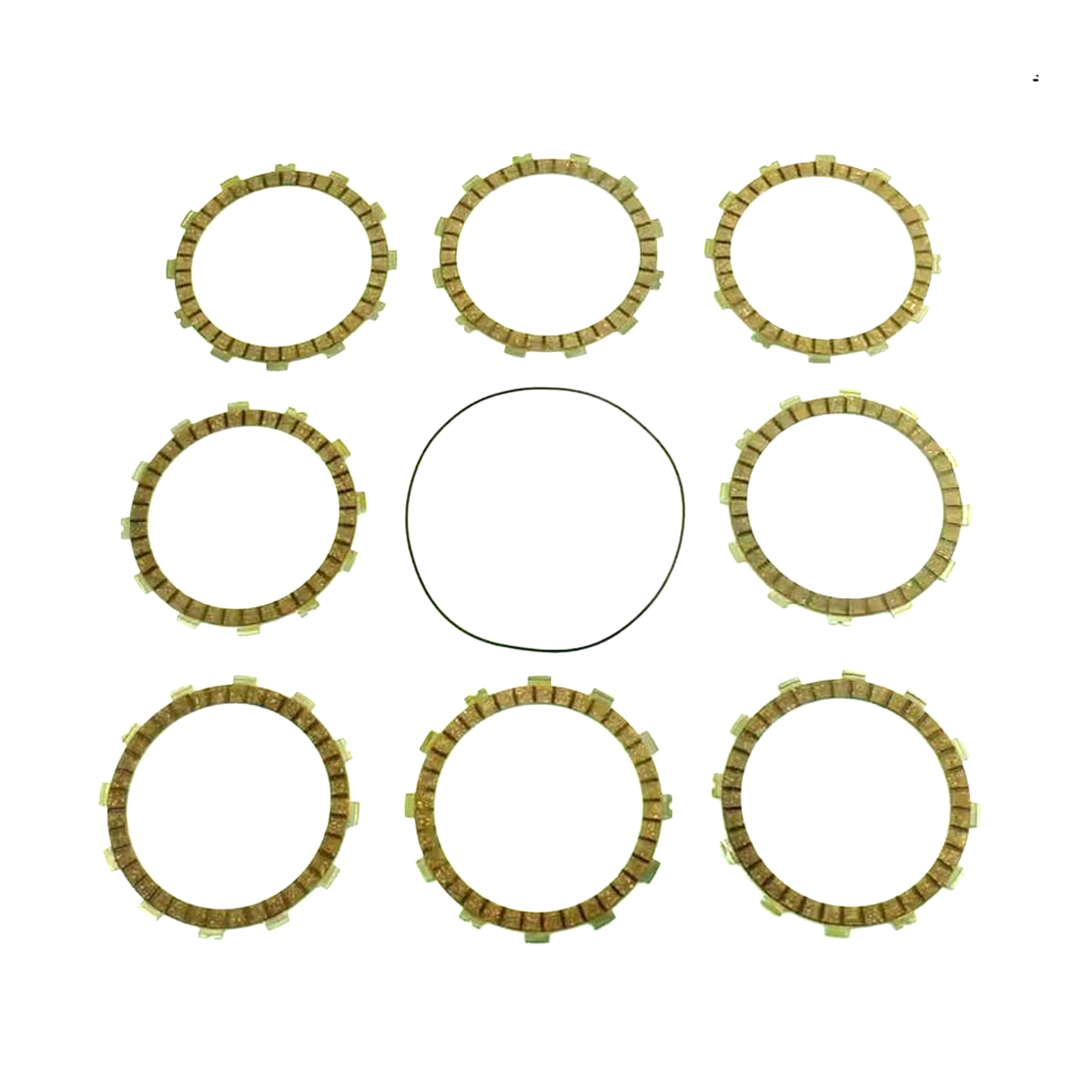 CLUTCH FRICTION PLATE SET HONDA CRF450R 02-05, ATHENA P40230055, WITH GASKET image 1