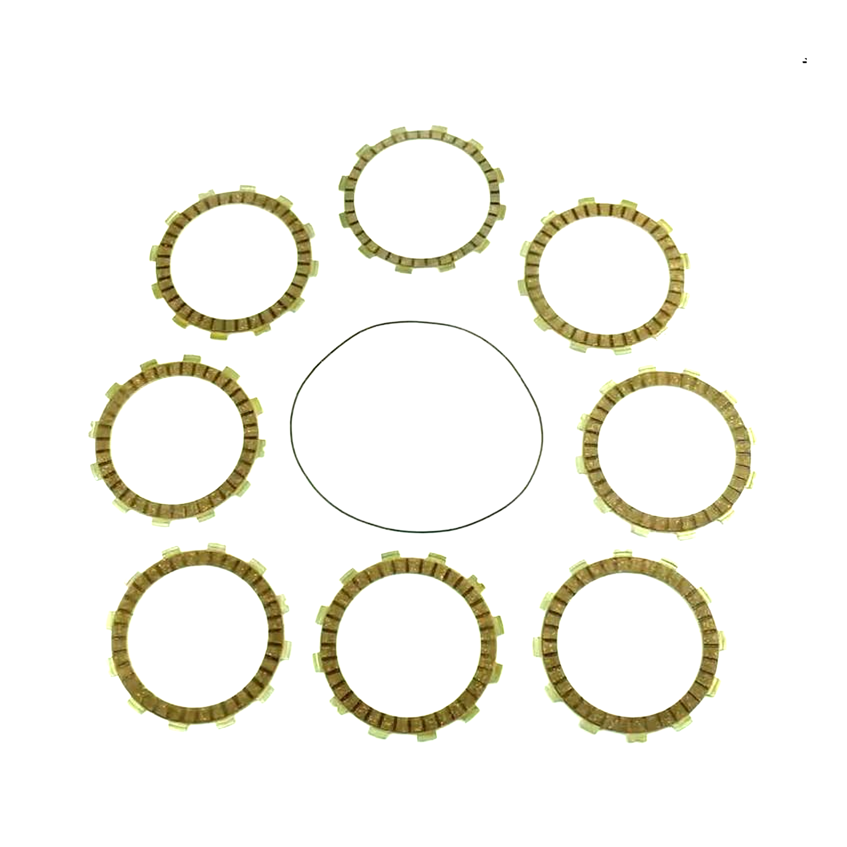 CLUTCH FRICTION PLATE SET HONDA CRF250R 11-17, ATHENA P40230056, WITH GASKET image 1