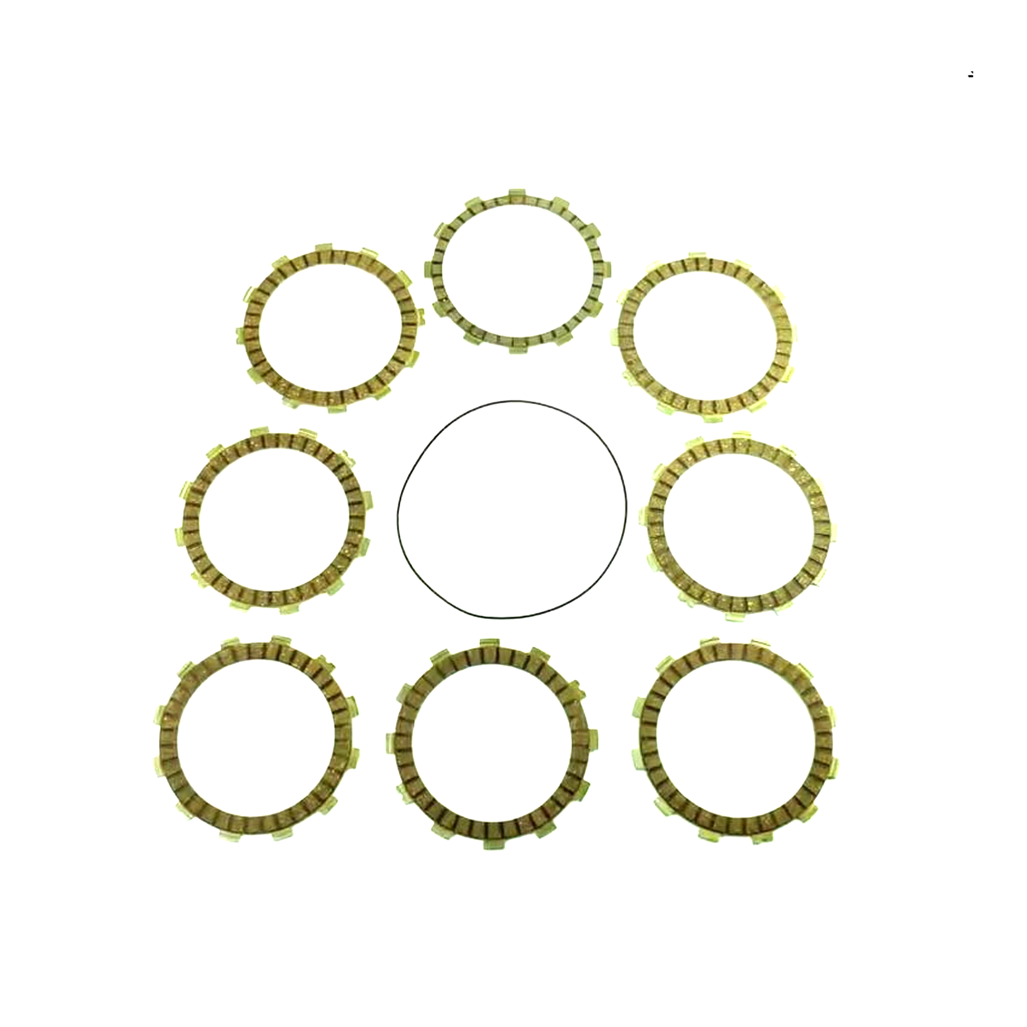 CLUTCH FRICTION PLATE SET HONDA CRF250R 08-09, ATHENA P40230057, WITH GASKET image 1