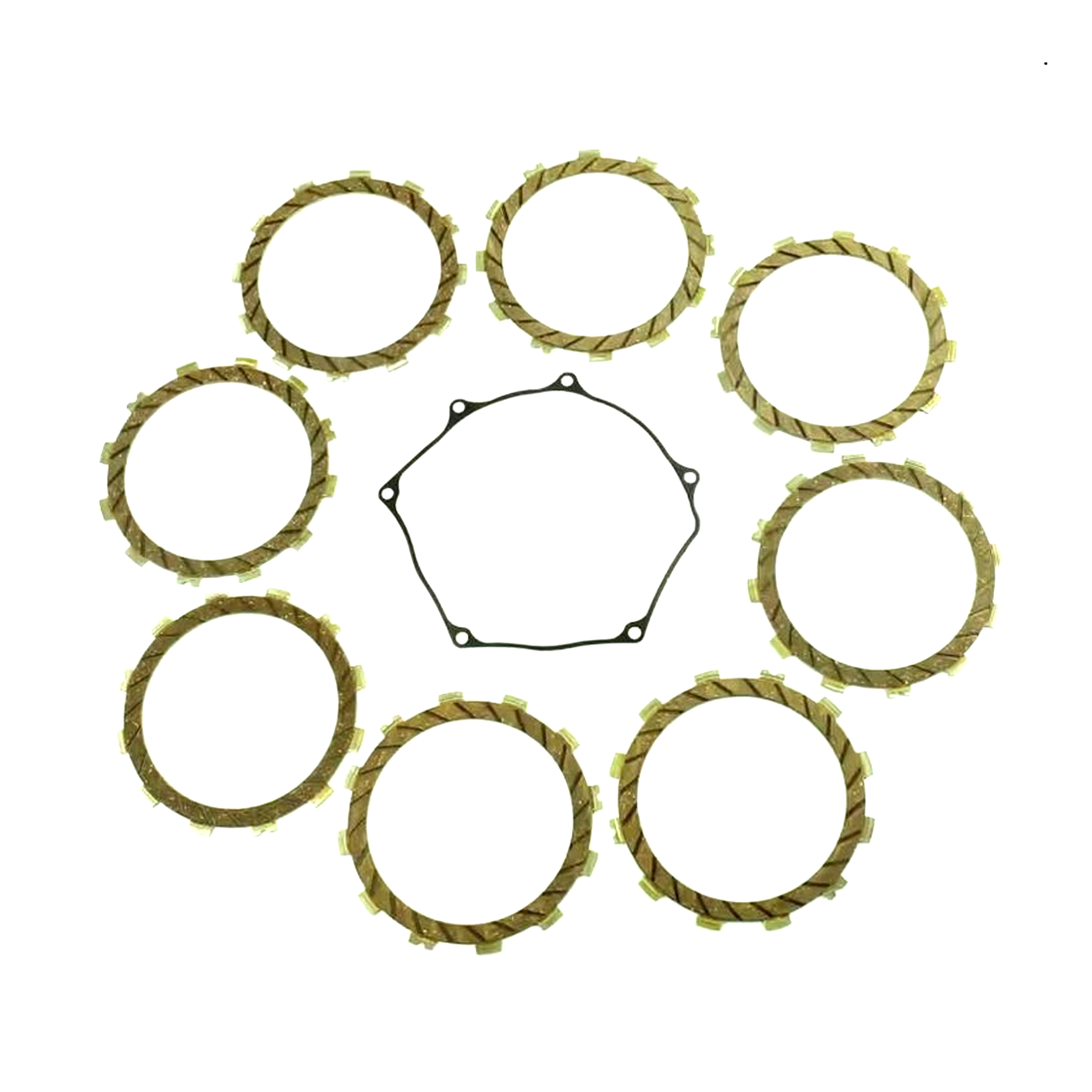 CLUTCH FRICTION PLATE SET SUZUKI RM-Z250 07-22, ATHENA P40230082, WITH GASKET image 1