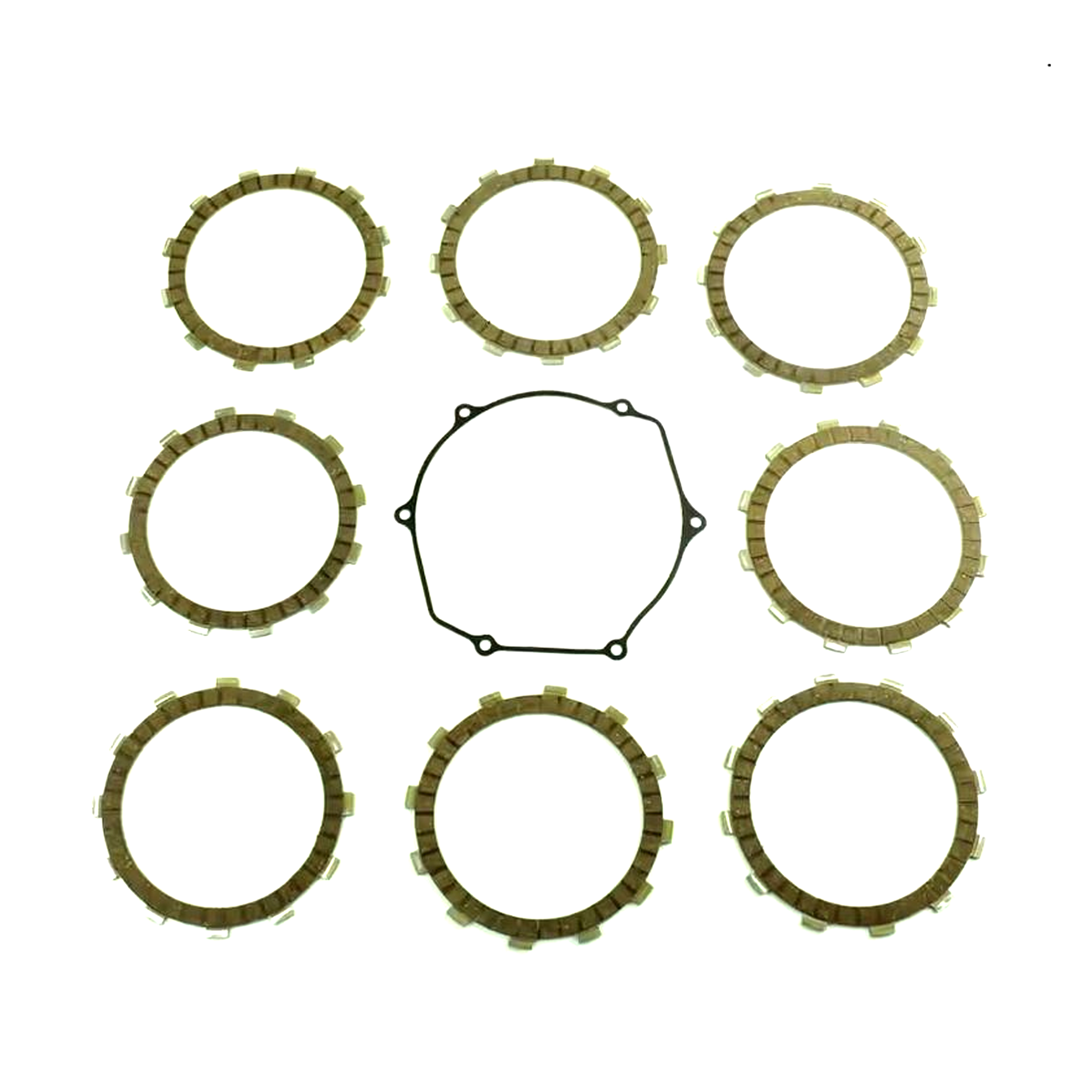 CLUTCH FRICTION PLATE SET SUZUKI RM-Z450 05-07, ATHENA P40230084, WITH GASKET image 1