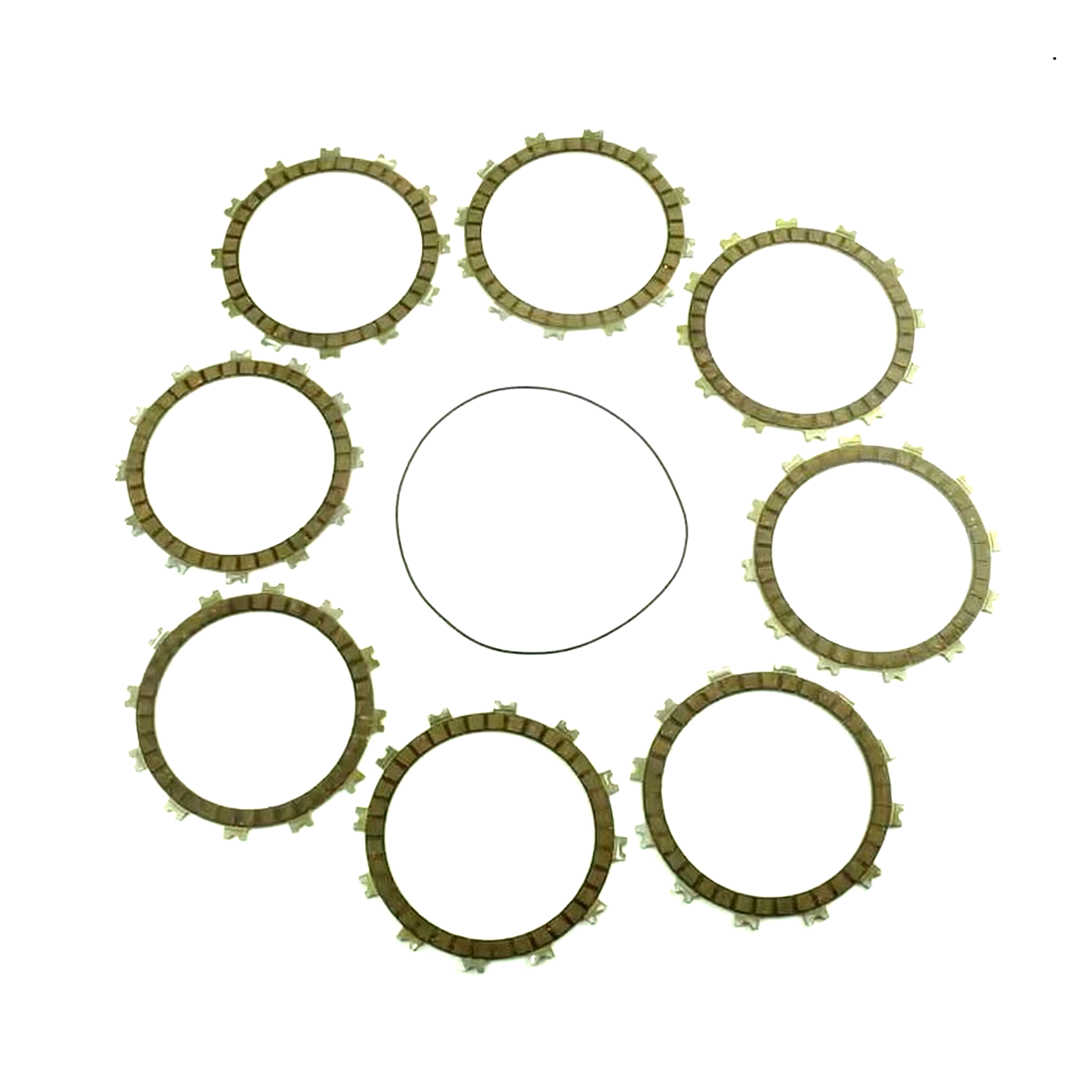 CLUTCH FRICTION PLATE SET SUZUKI RM250 06-08, ATHENA P40230085, WITH GASKET image 1