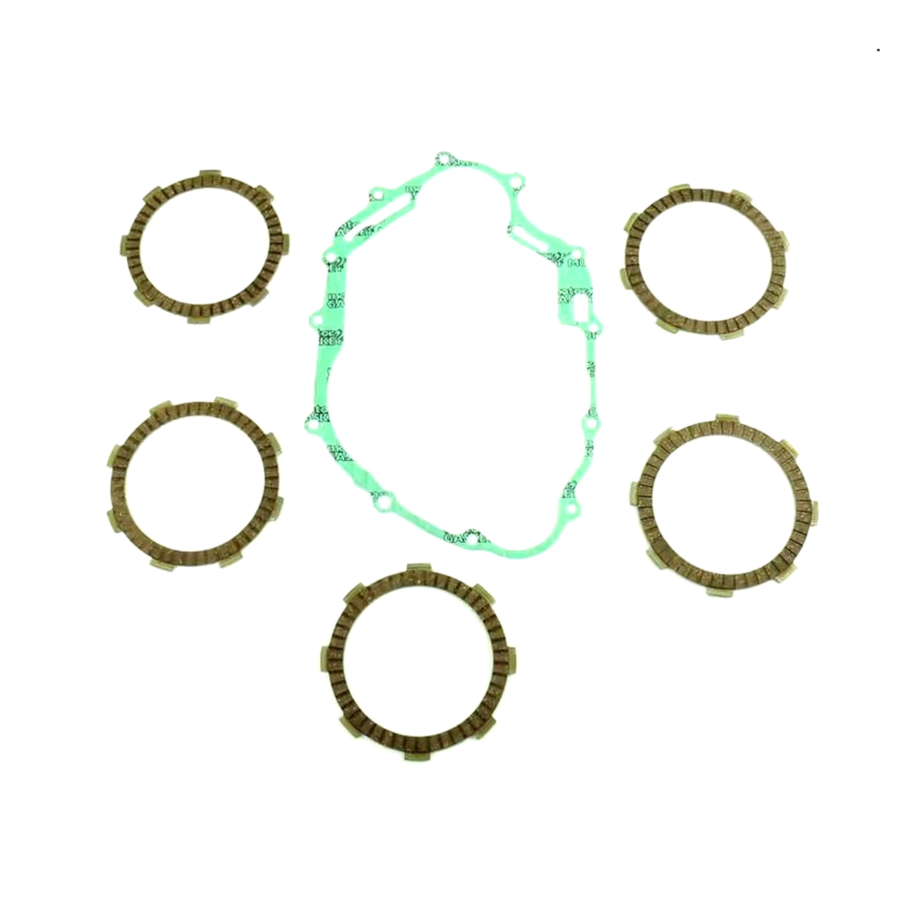 CLUTCH FRICTION PLATE SET HONDA CRF150F 06-17, ATHENA P40230091, WITH GASKET image 1