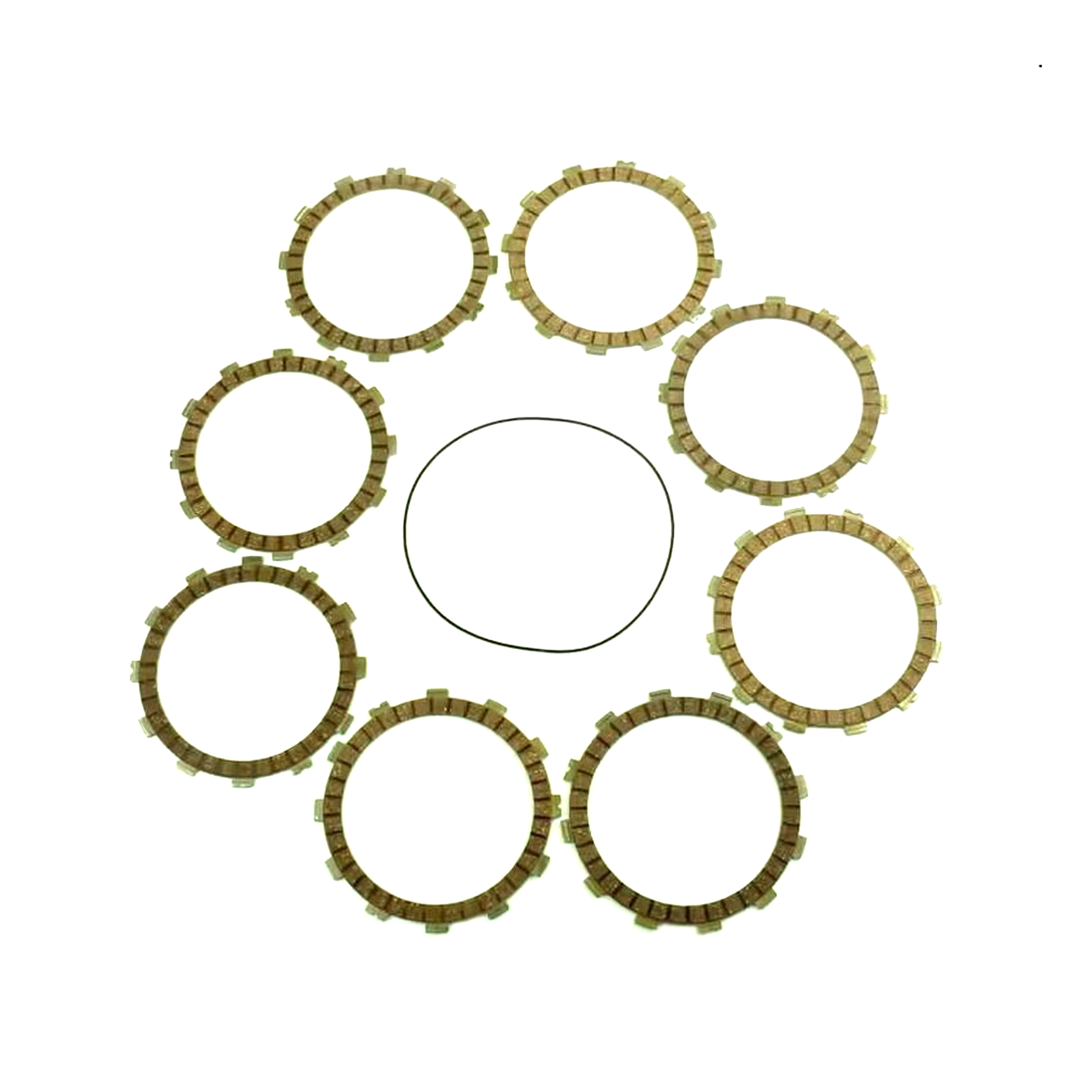 CLUTCH FRICTION PLATE SET KAWA KX450F 16-18, ATHENA P40230096, WITH GASKET image 1
