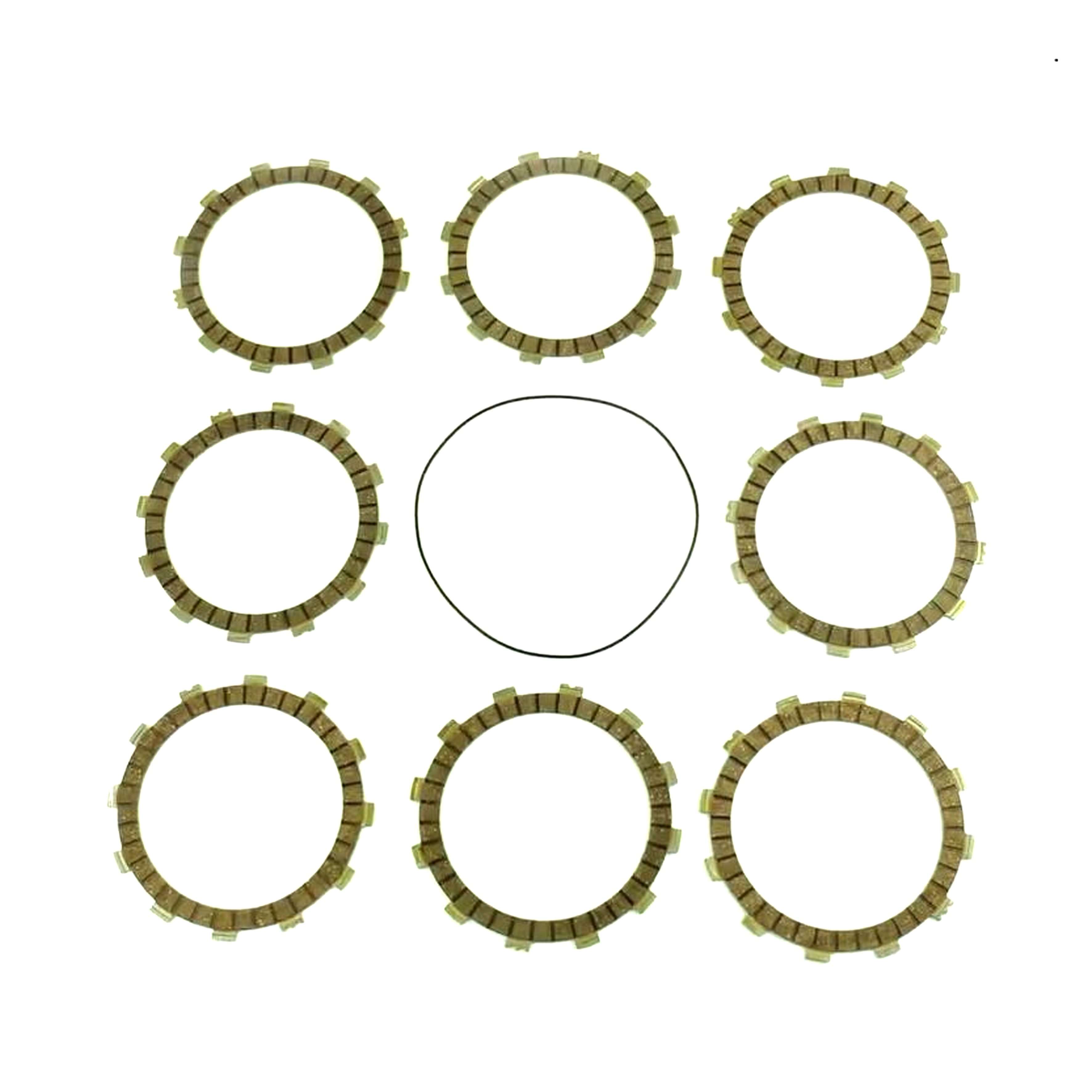 CLUTCH FRICTION PLATE SET YAMAHA WR450F 16-18, ATHENA P40230112, WITH GASKET image 1