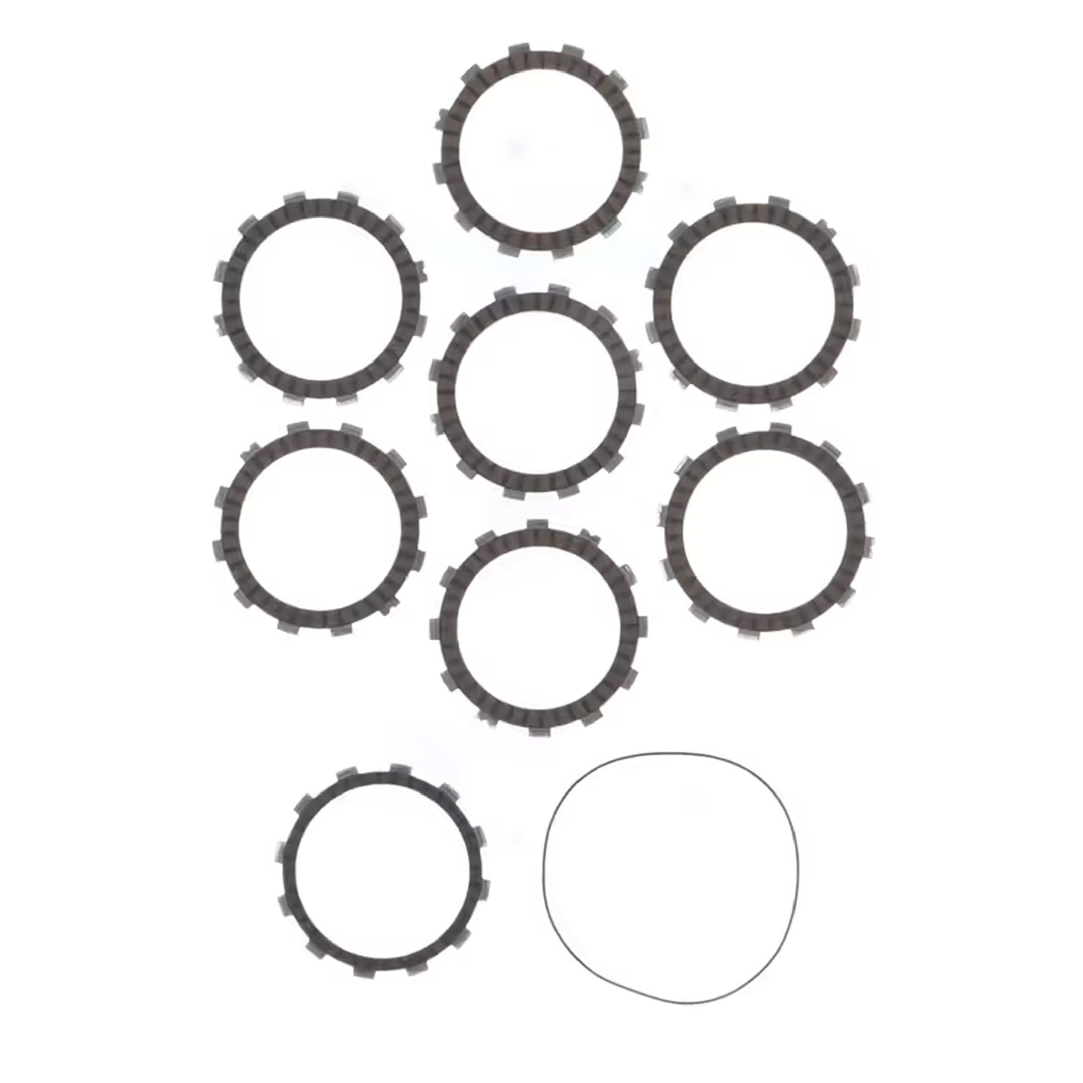 CLUTCH FRICTION PLATE SET HONDA CRF250R 18-21, ATHENA P40230117, WITH GASKET image 1