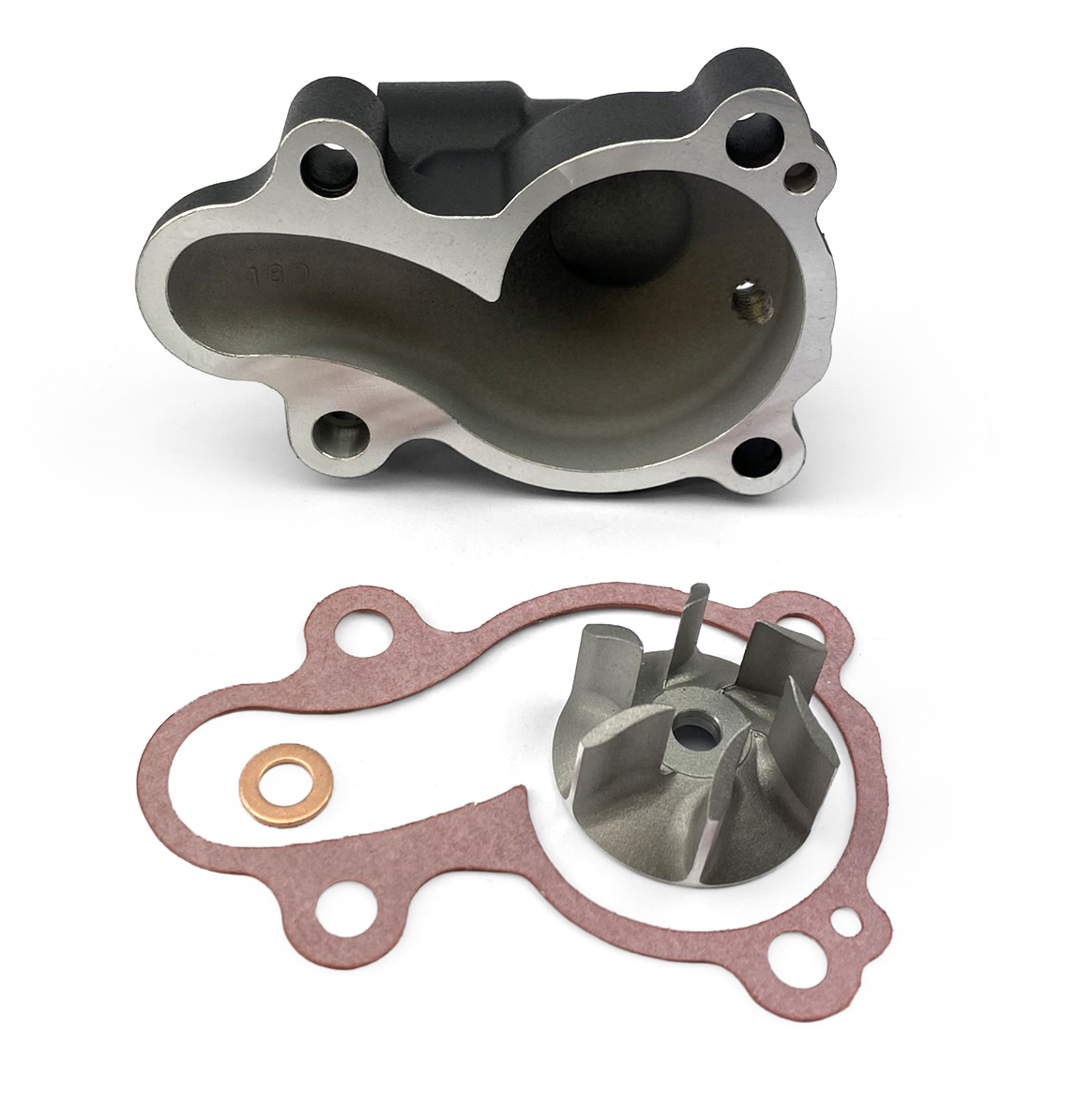 WATER PUMP COVER BLACK 2024-2025 KAWASAKI KX450, BOYESEN WPK18DB SUPERCOOLER thumbnail 5