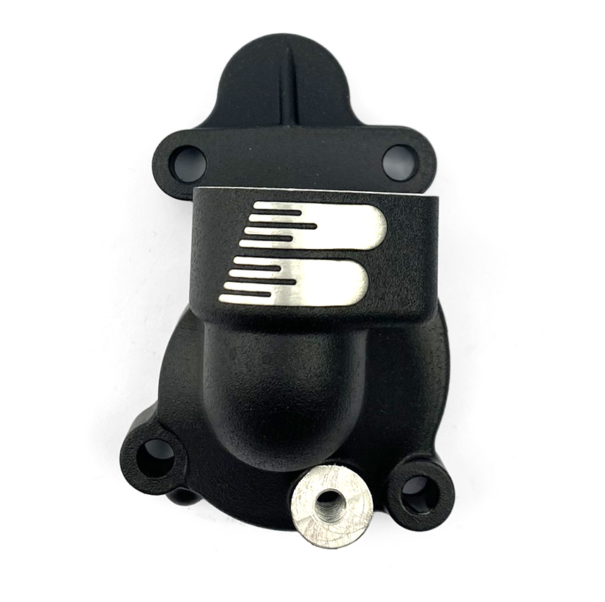 WATER PUMP COVER BLACK 2024-2025 KAWASAKI KX450, BOYESEN WPK18DB SUPERCOOLER image 1