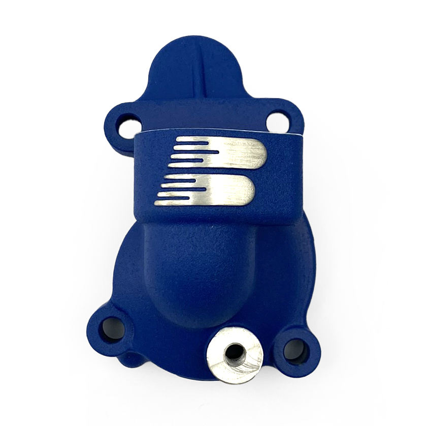 WATER PUMP COVER BLUE 2024 KAWASAKI KX 450 F, BOYESEN WPK18DL SUPERCOOLER thumbnail 2