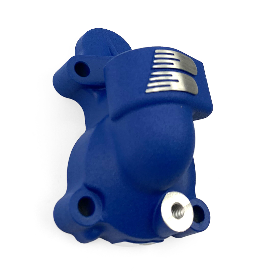 WATER PUMP COVER BLUE 2024 KAWASAKI KX 450 F, BOYESEN WPK18DL SUPERCOOLER thumbnail 3
