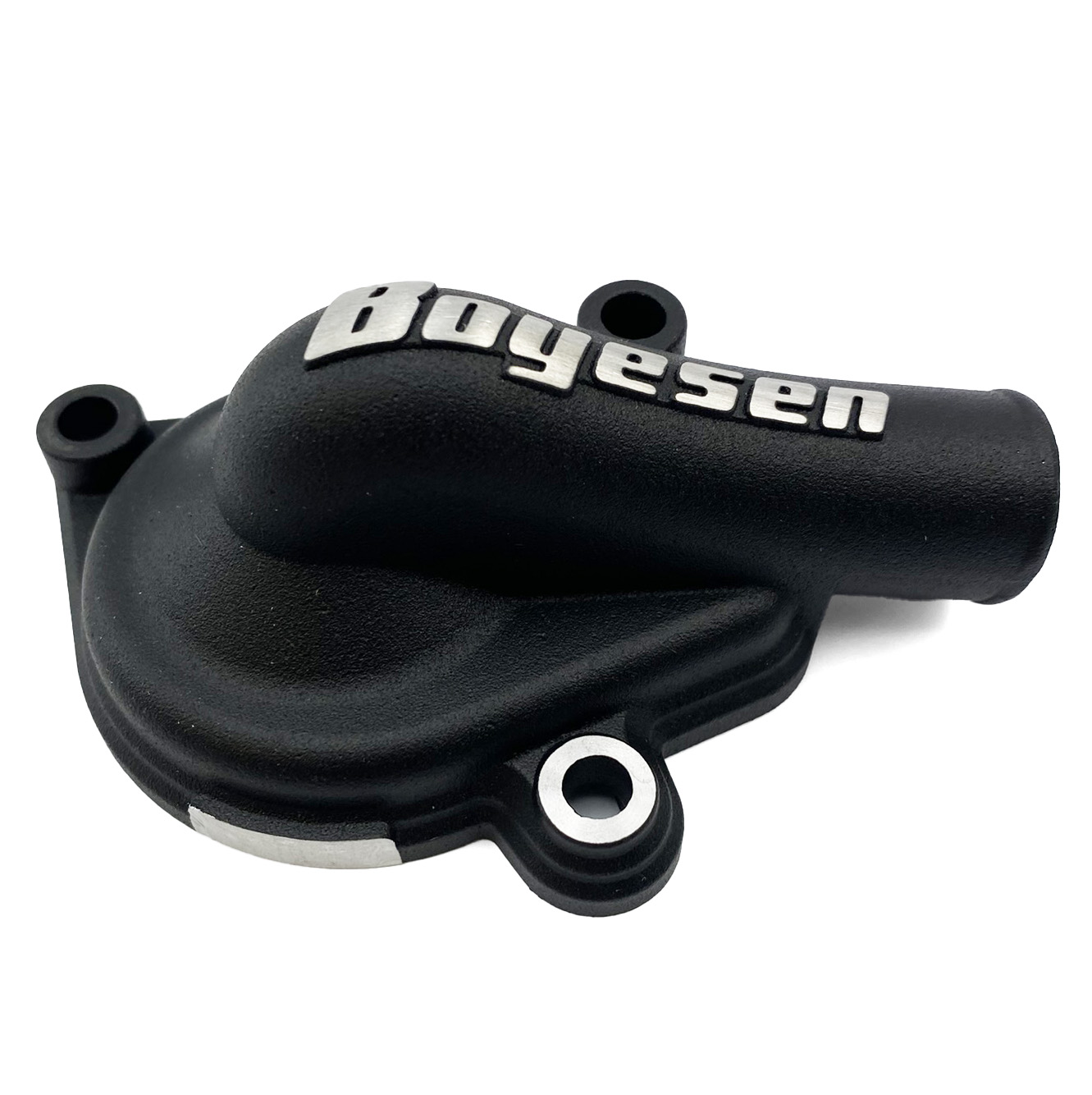 WATER PUMP COVER BLACK 2024-2025 KTM 2 STROKE, BOYESEN WPK-42B SUPERCOOLER image 1