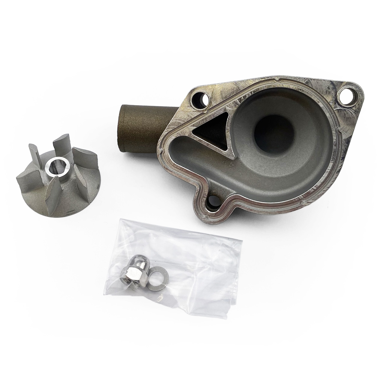 WATER PUMP COVER MAGNESIUM 2024-2025 KTM 2 STROKE, BOYESEN WPK-42M SUPERCOOLER thumbnail 3