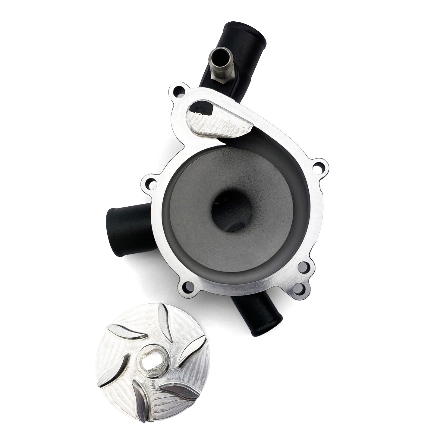 WATER PUMP COVER BLACK POLARIS 1000, BOYESEN WPK-60AB SUPERCOOLER thumbnail 3