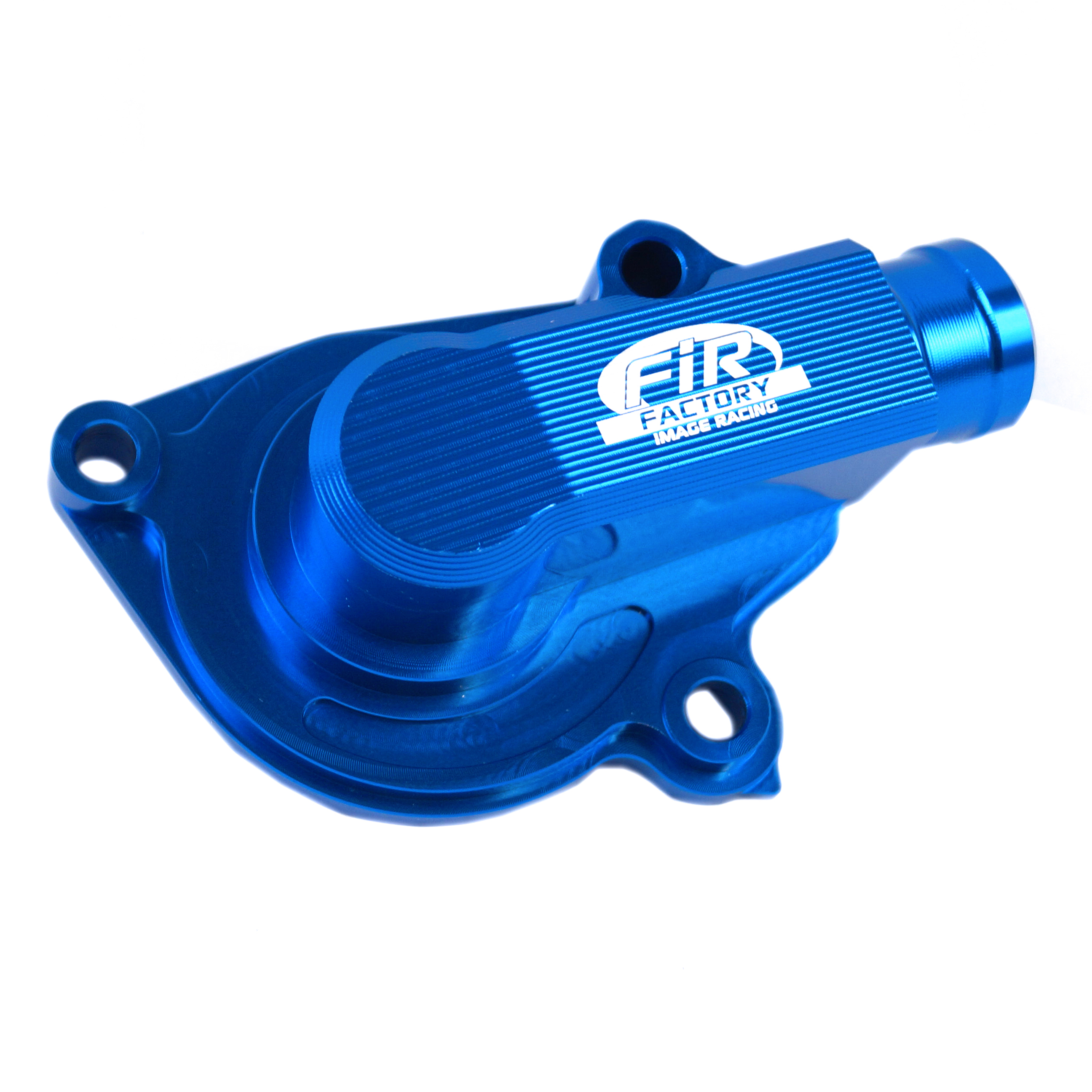 WATER PUMP COVER 2023 KTM 2T, FIR ASWPC-29, BILLET ALLOY BLUE, STANDARD WATER PUMP COVER image 1