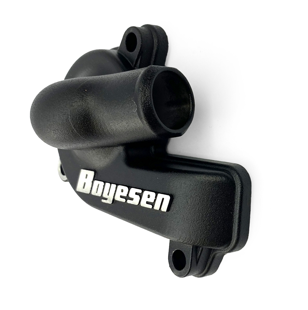 WATER PUMP COVER BLACK 23-24 KTM 250/350 SX-F, BOYESEN WPK44CB SUPERCOOLER thumbnail 3