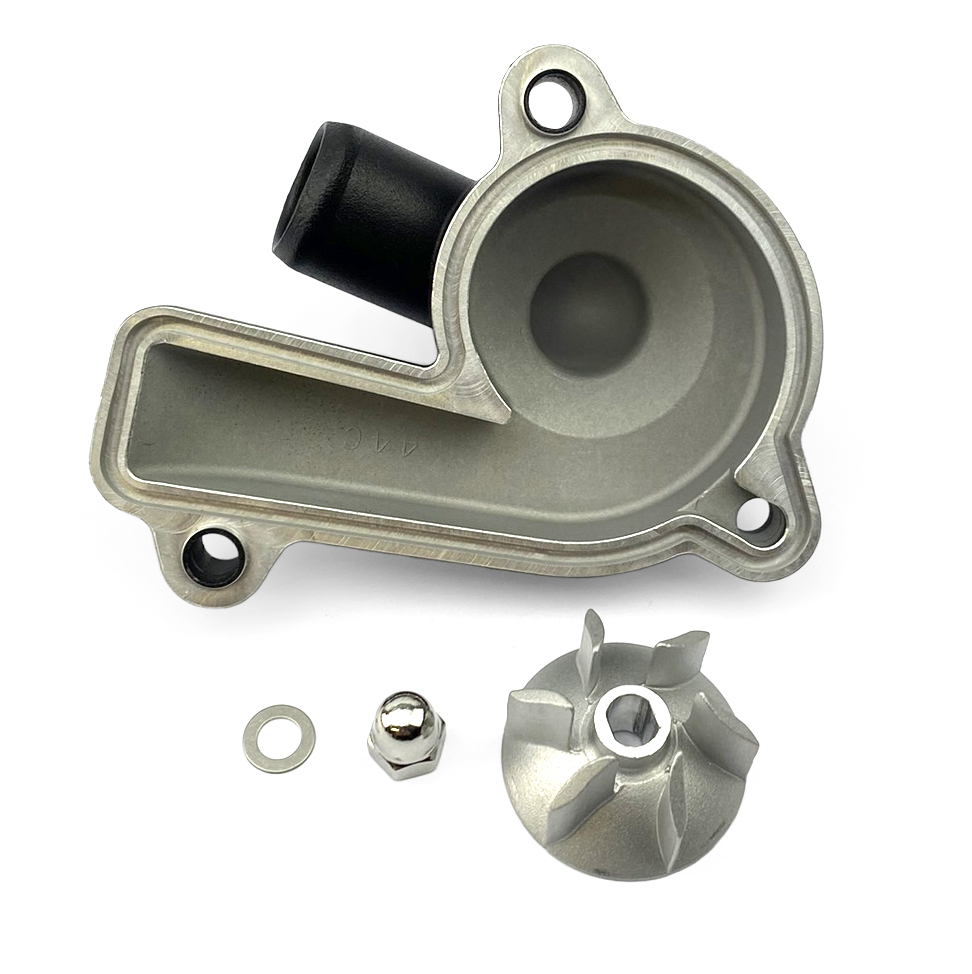 WATER PUMP COVER BLACK 23-24 KTM 250/350 SX-F, BOYESEN WPK44CB SUPERCOOLER thumbnail 4