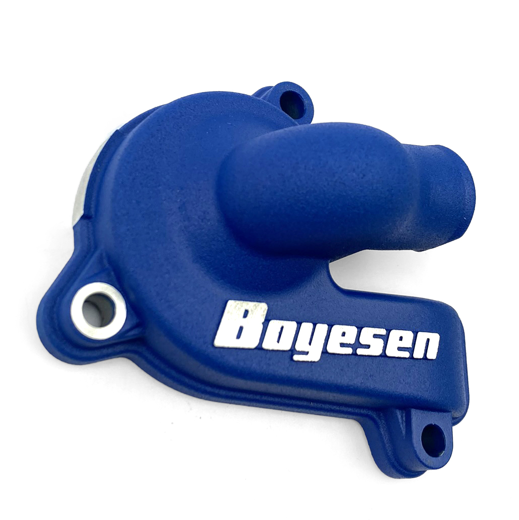 WATER PUMP COVER BLUE 23-24 KTM 250/350 SX-F, BOYESEN WPK44CL SUPERCOOLER thumbnail 2