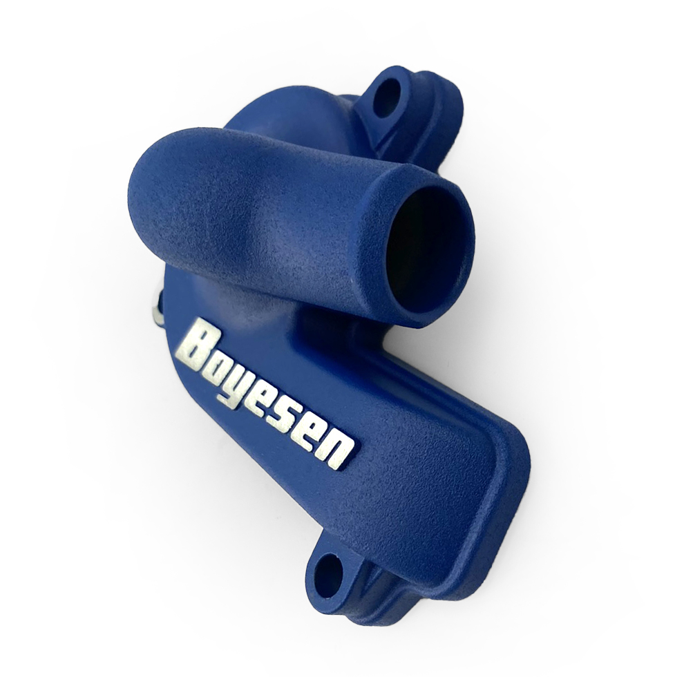 WATER PUMP COVER BLUE 23-24 KTM 250/350 SX-F, BOYESEN WPK44CL SUPERCOOLER thumbnail 3
