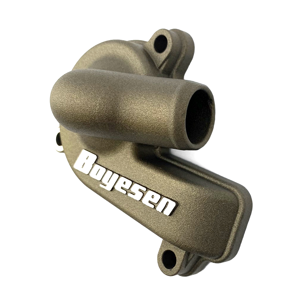 WATER PUMP COVER MAGNESIUM 23-24 KTM 250/350 SX-F, BOYESEN WPK44CM SUPERCOOLER thumbnail 3